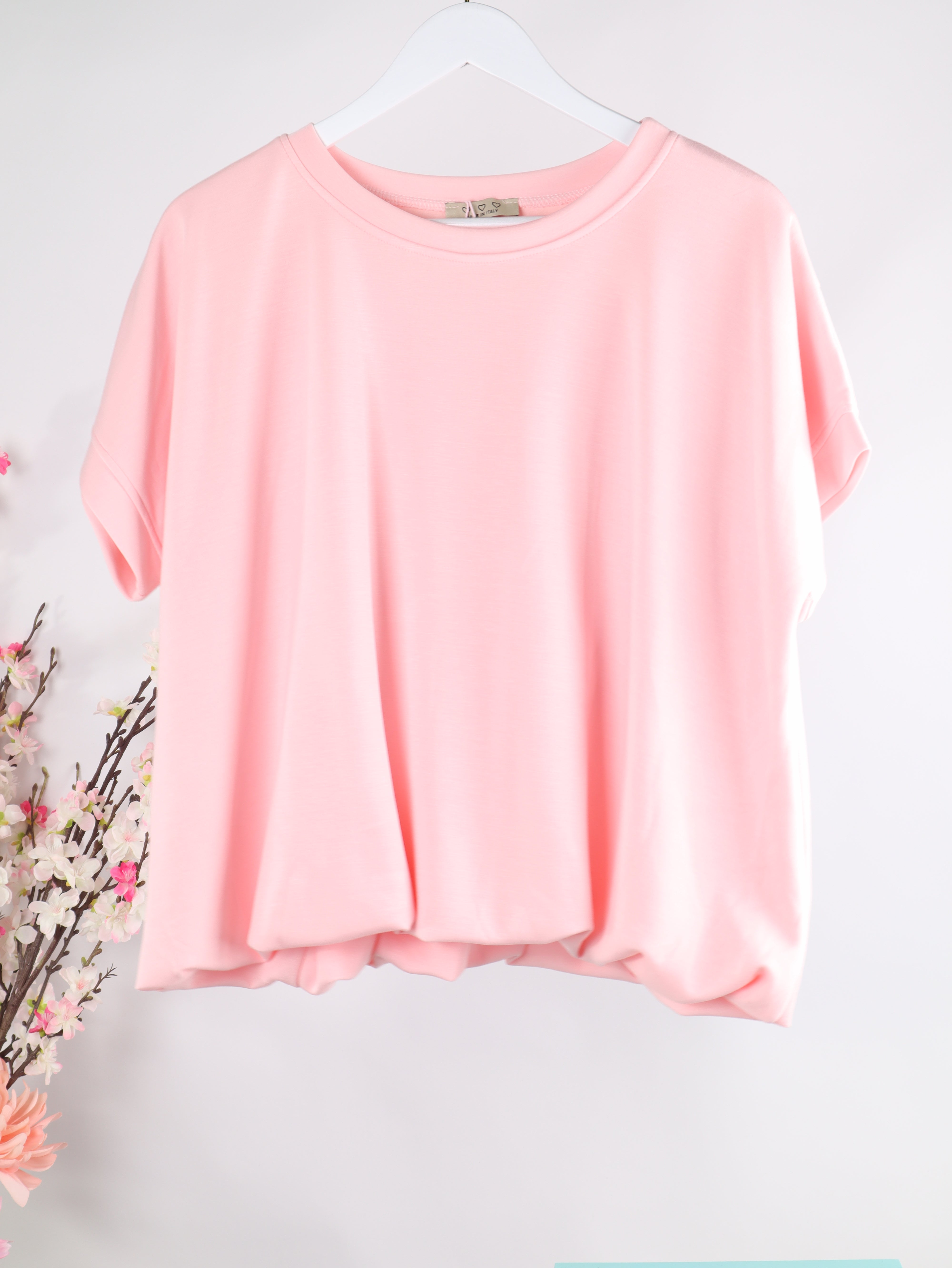 Oversize kurzarm Sweatshirt „Butter Soft“