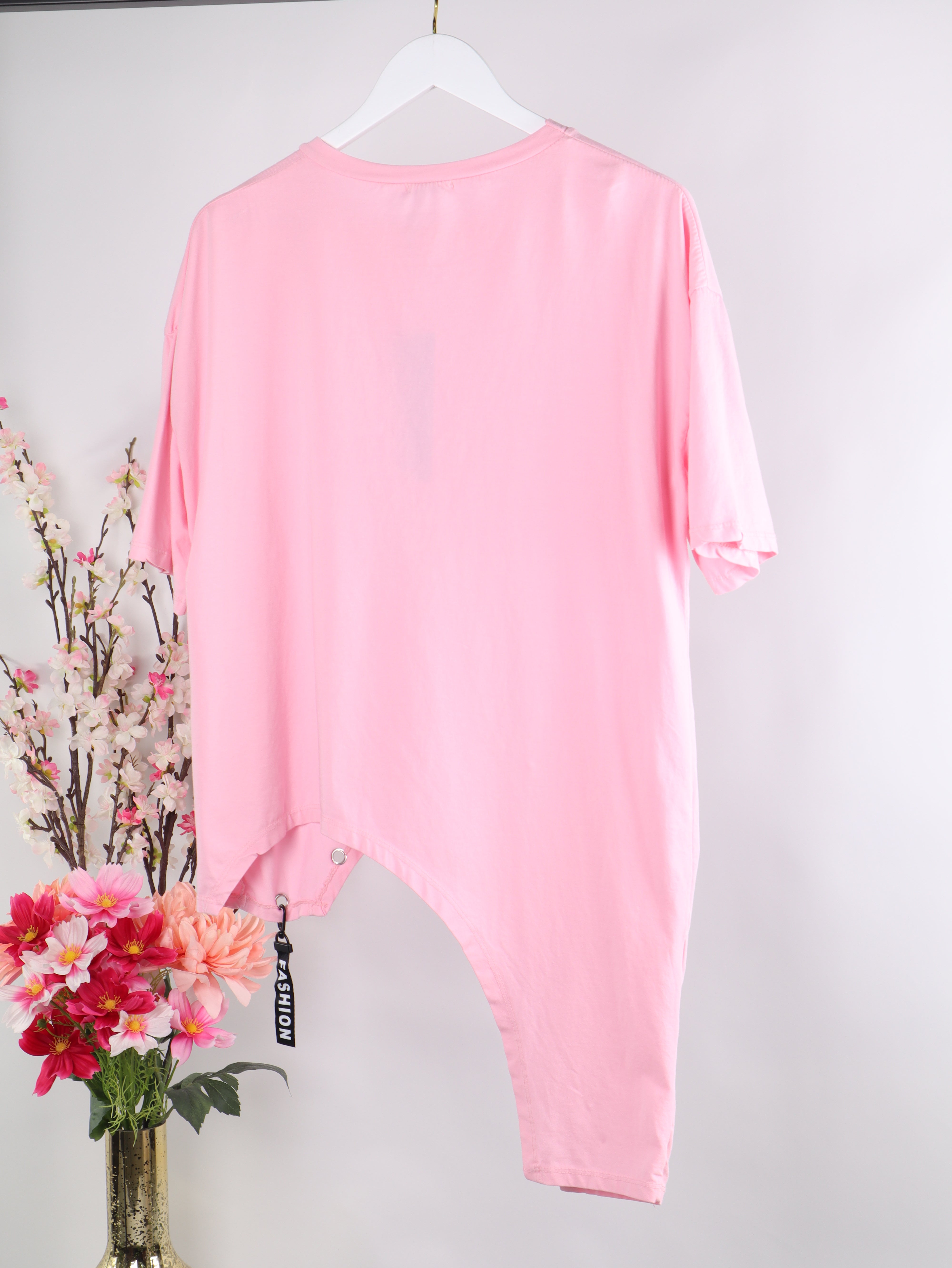Oversize Shirt „Courage“ mit Ösen