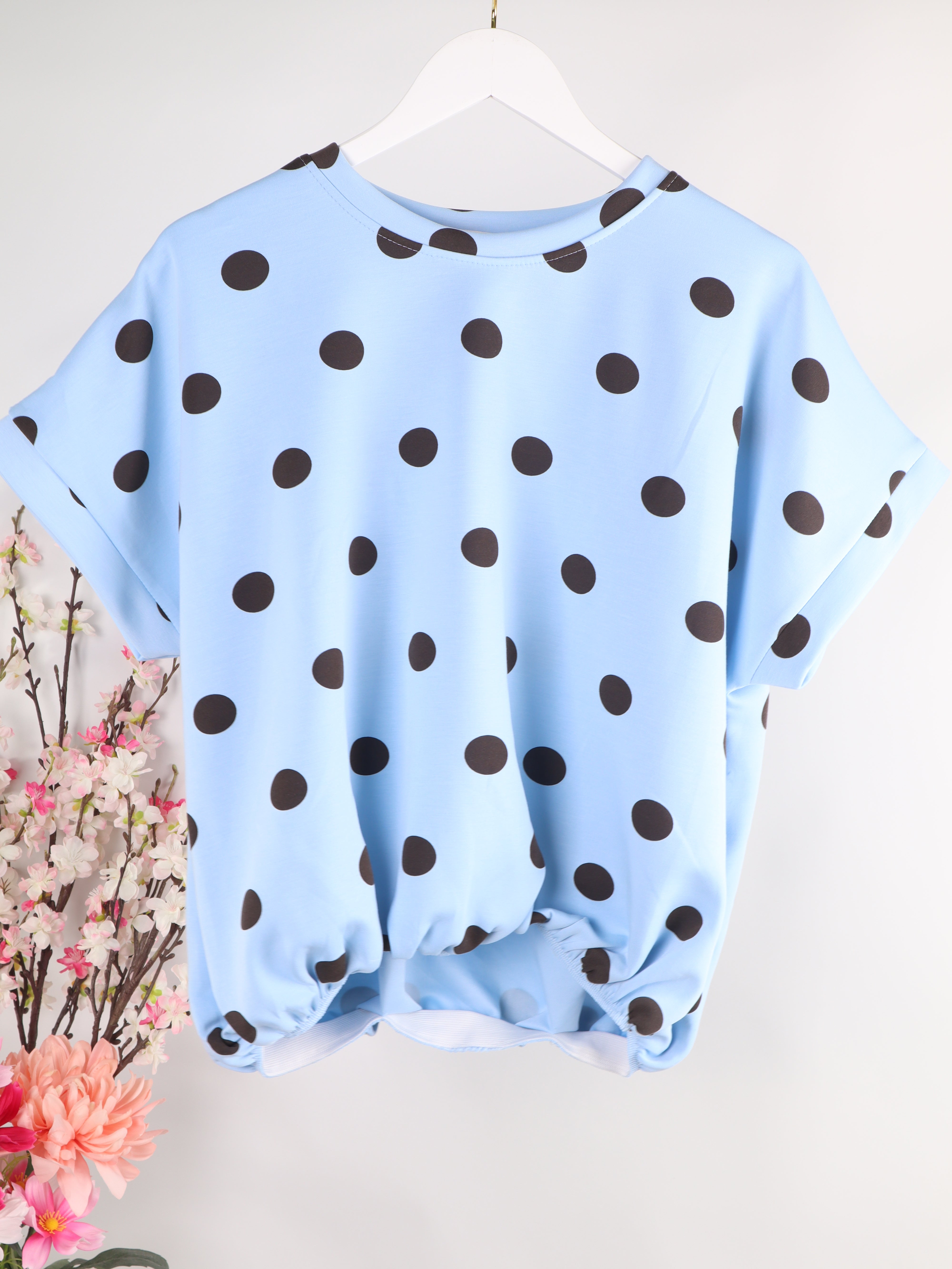 Oversize Ballon-Shirt "Butter Polka Dot"