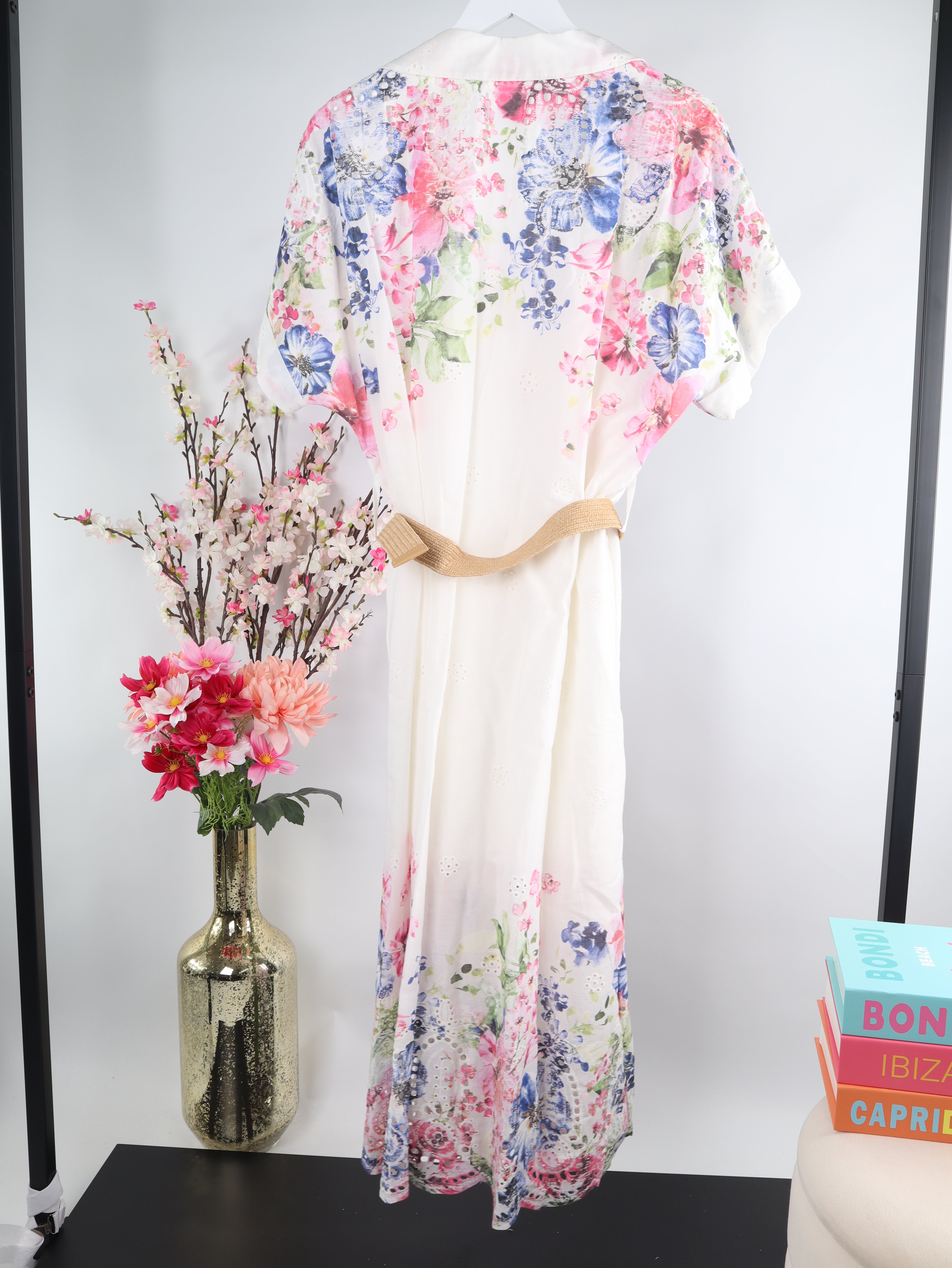 Boho-Maxikleid Blumen