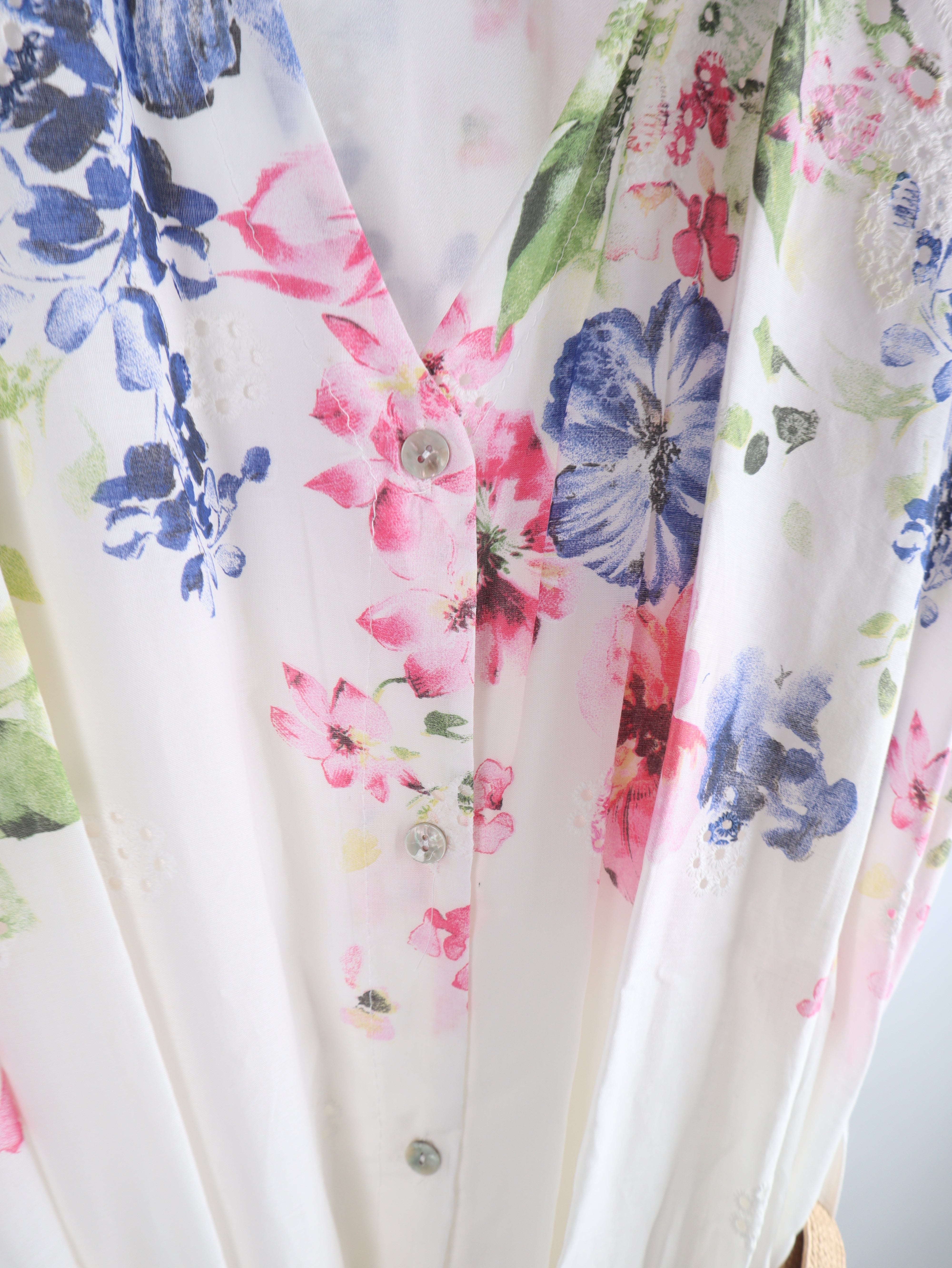 Boho-Maxikleid Blumen