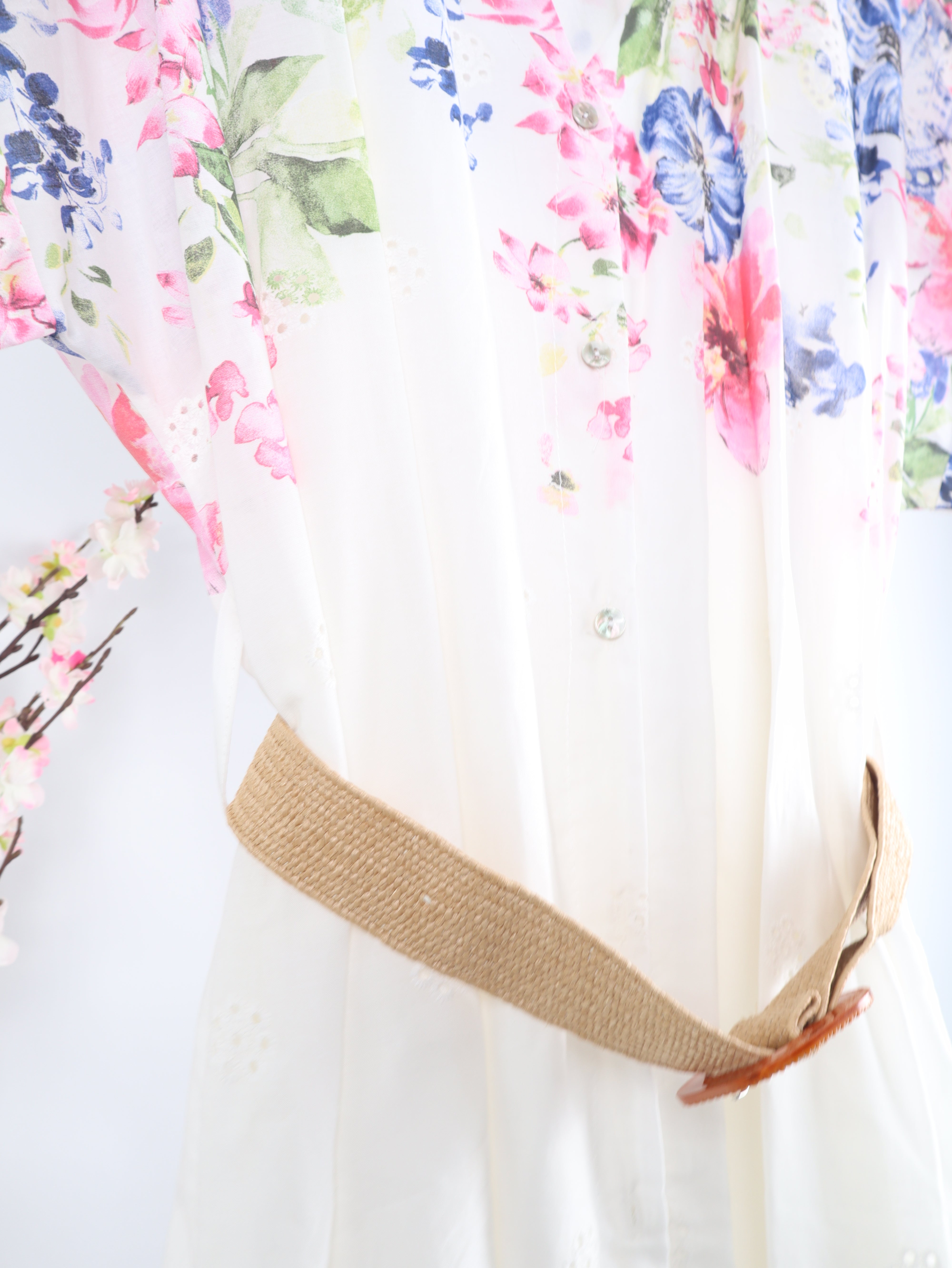 Boho-Maxikleid Blumen