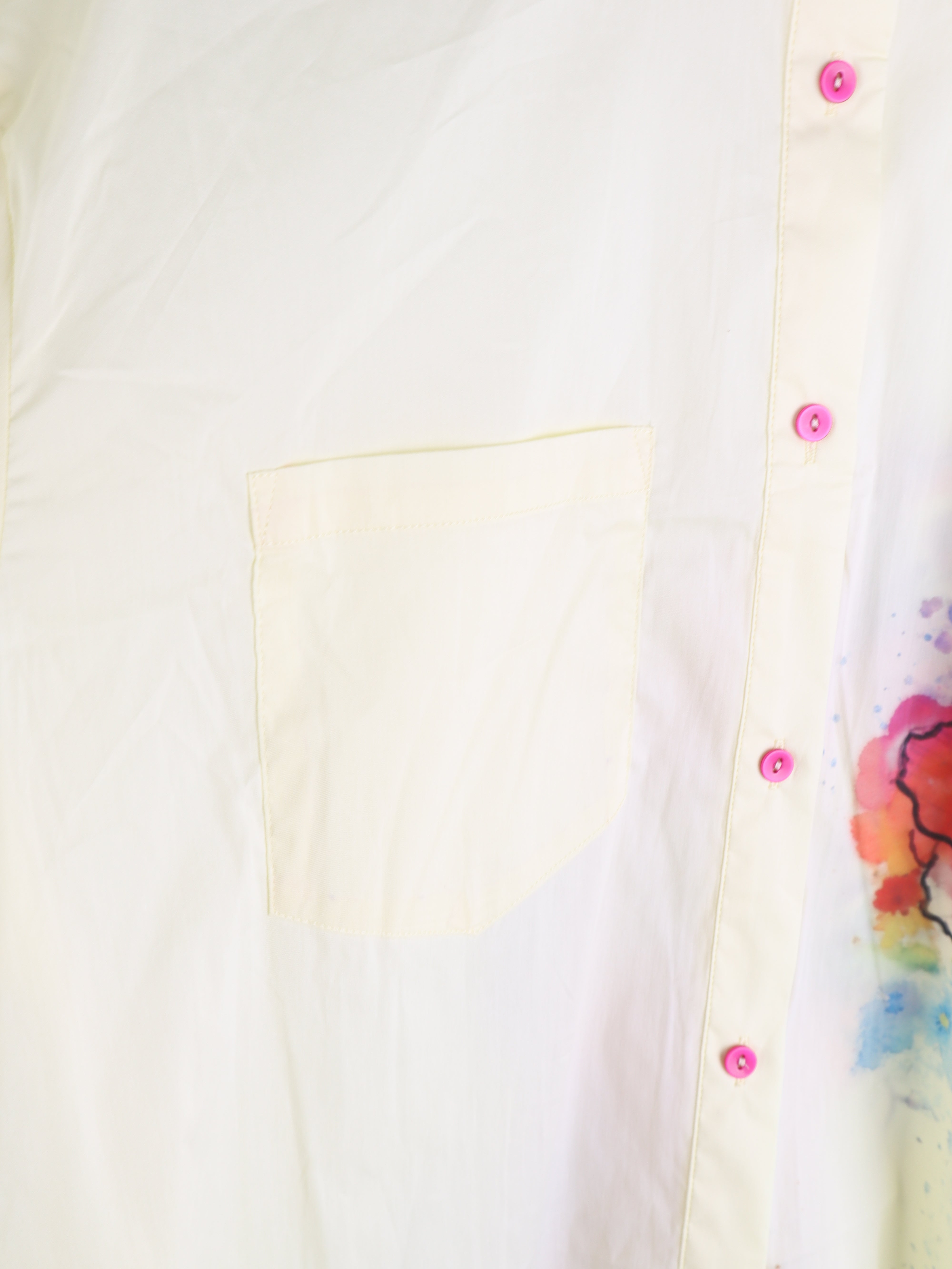 Oversize Bluse mit floralem Print