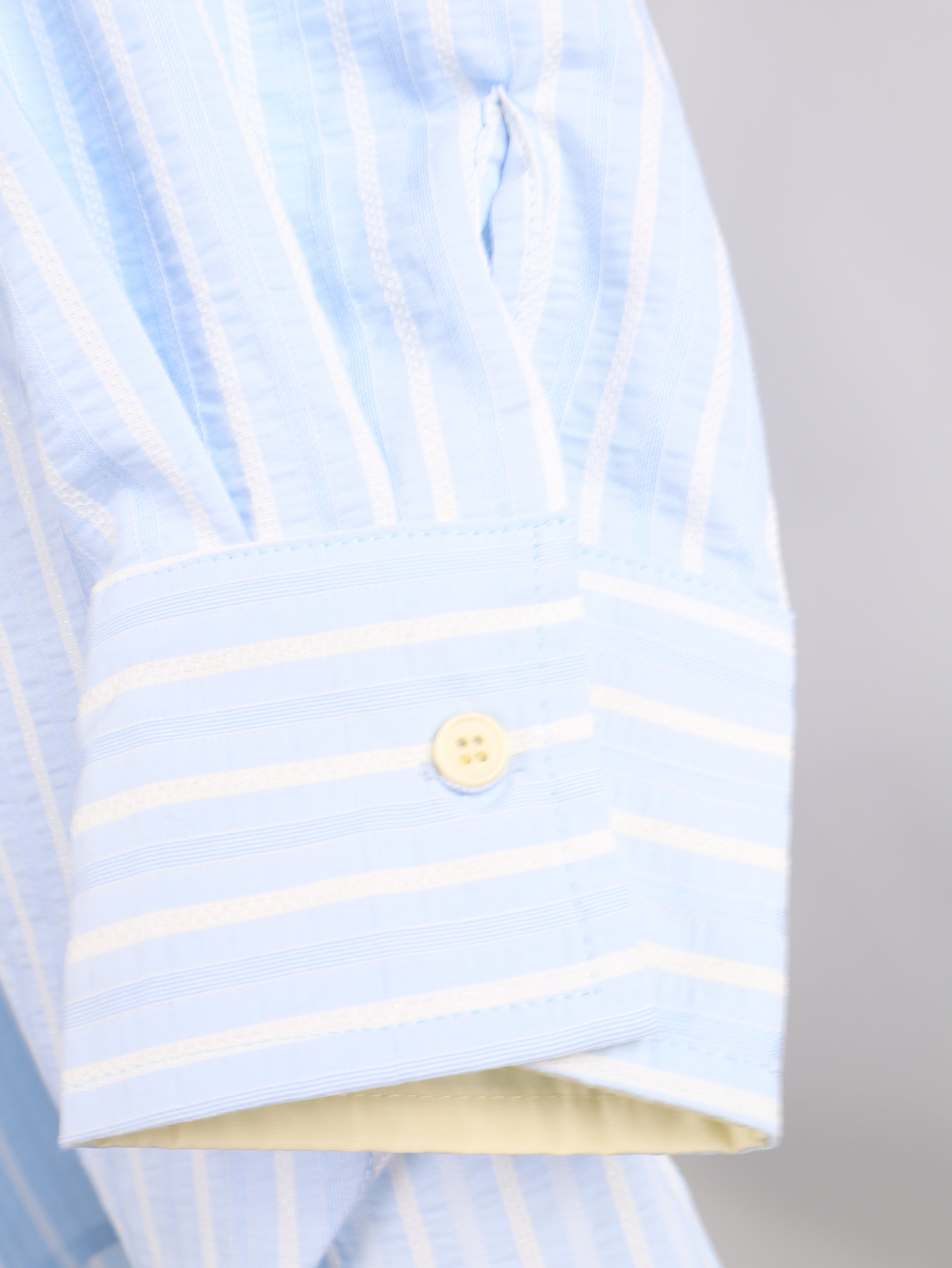 Oversize Streifenbluse Statement