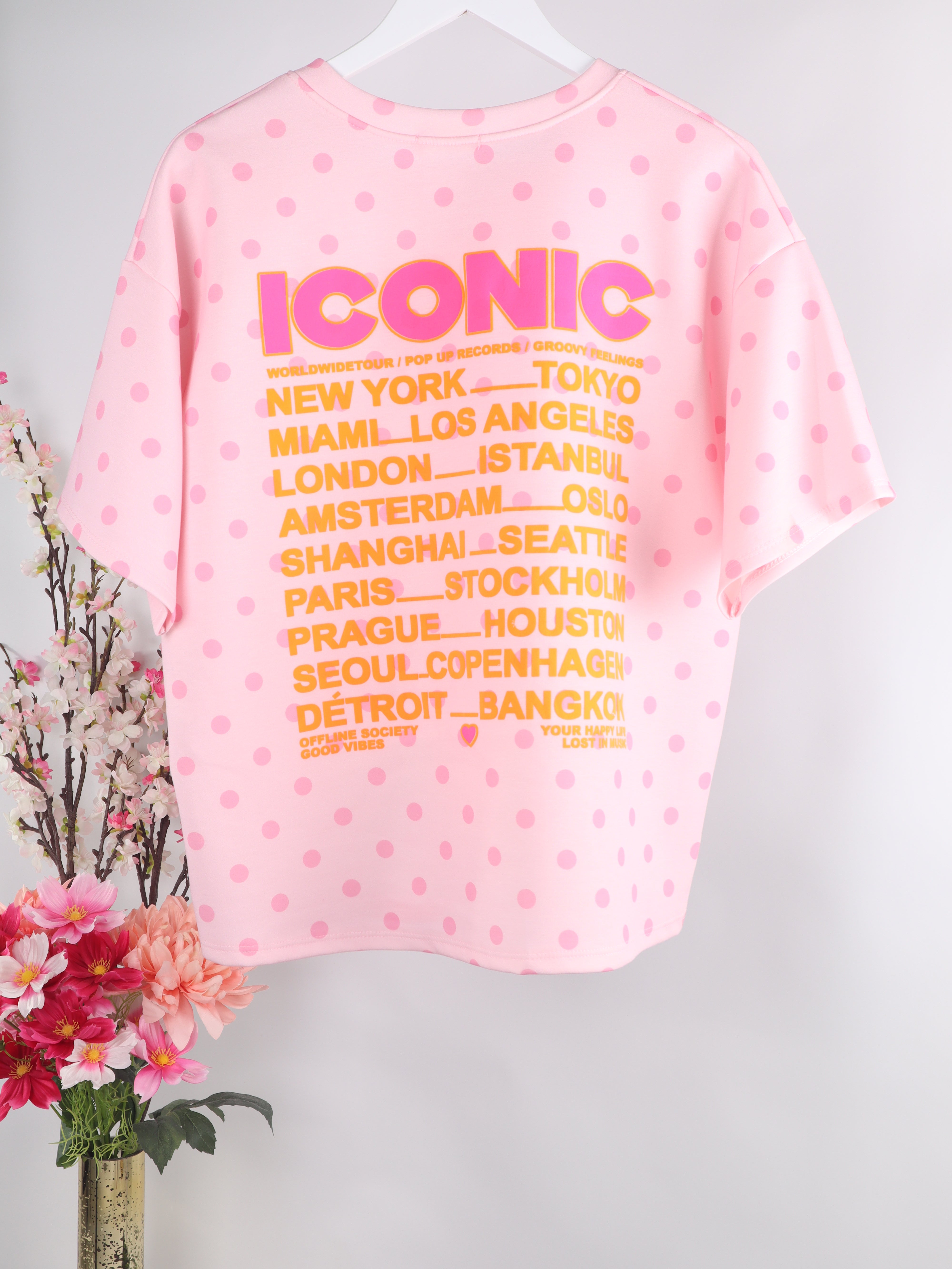 Oversize Shirt "Butter Polka Dots" mit Iconic-Print