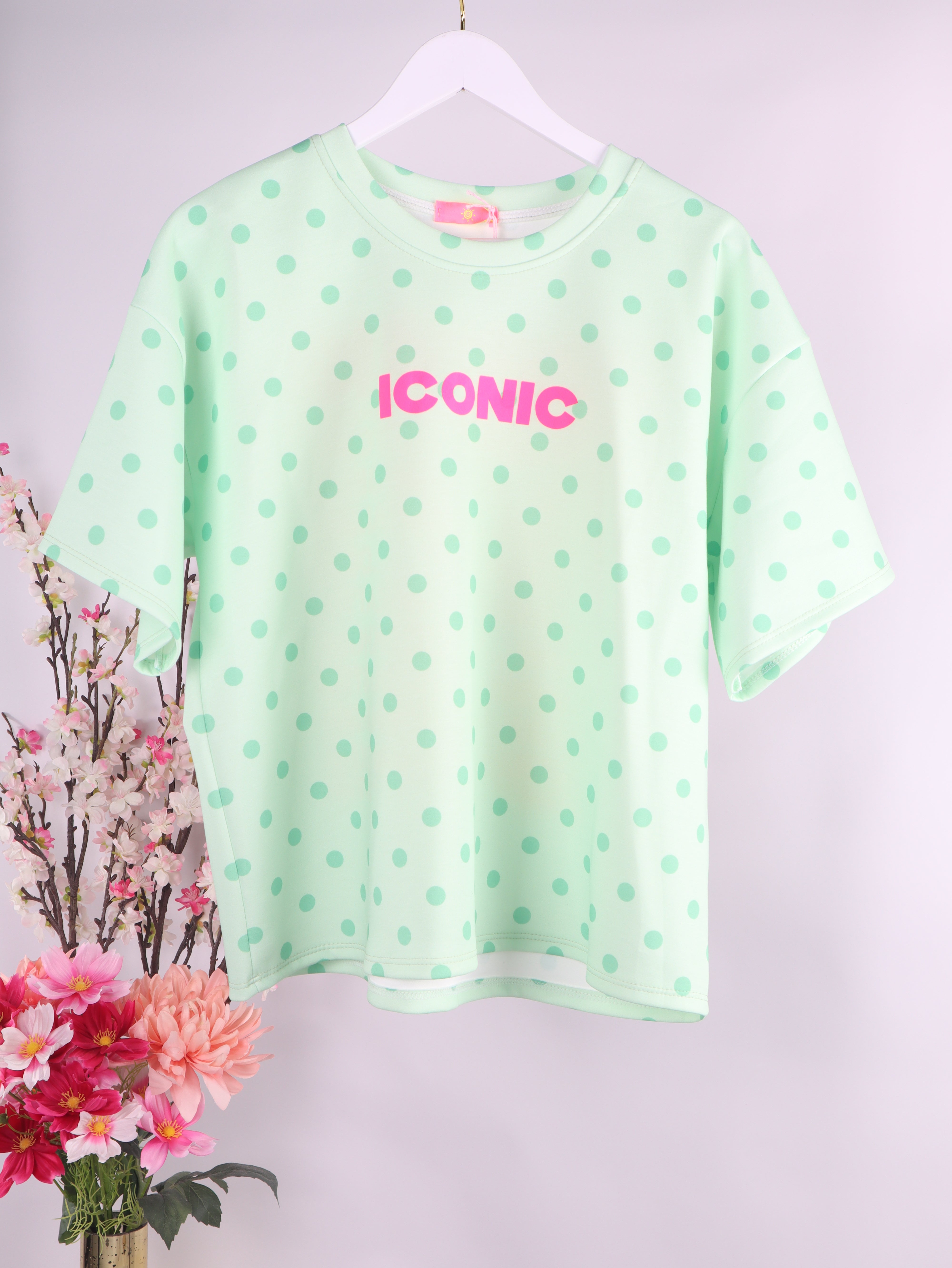 Oversize Shirt "Butter Polka Dots" mit Iconic-Print