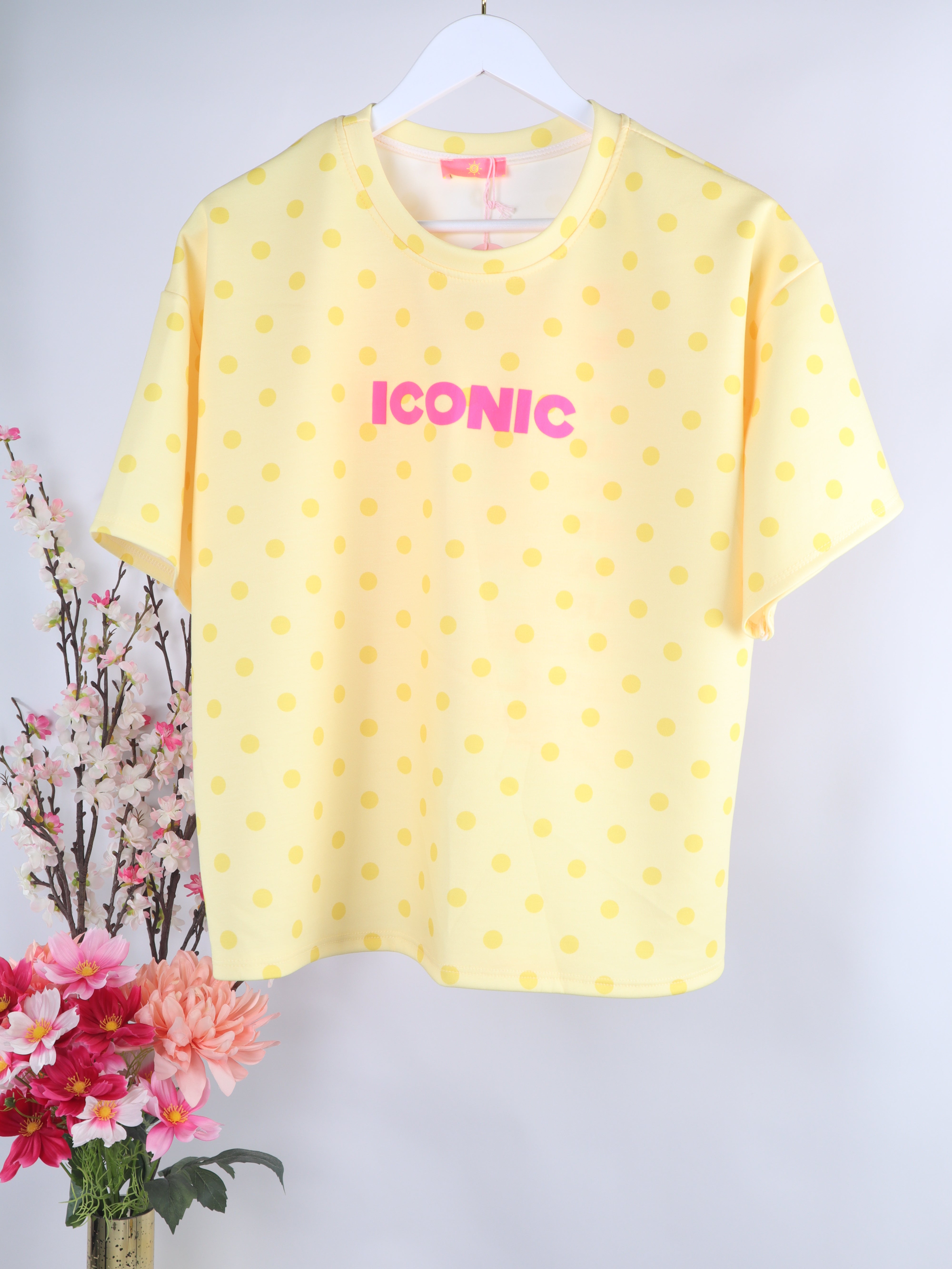 Oversize Shirt "Butter Polka Dots" mit Iconic-Print