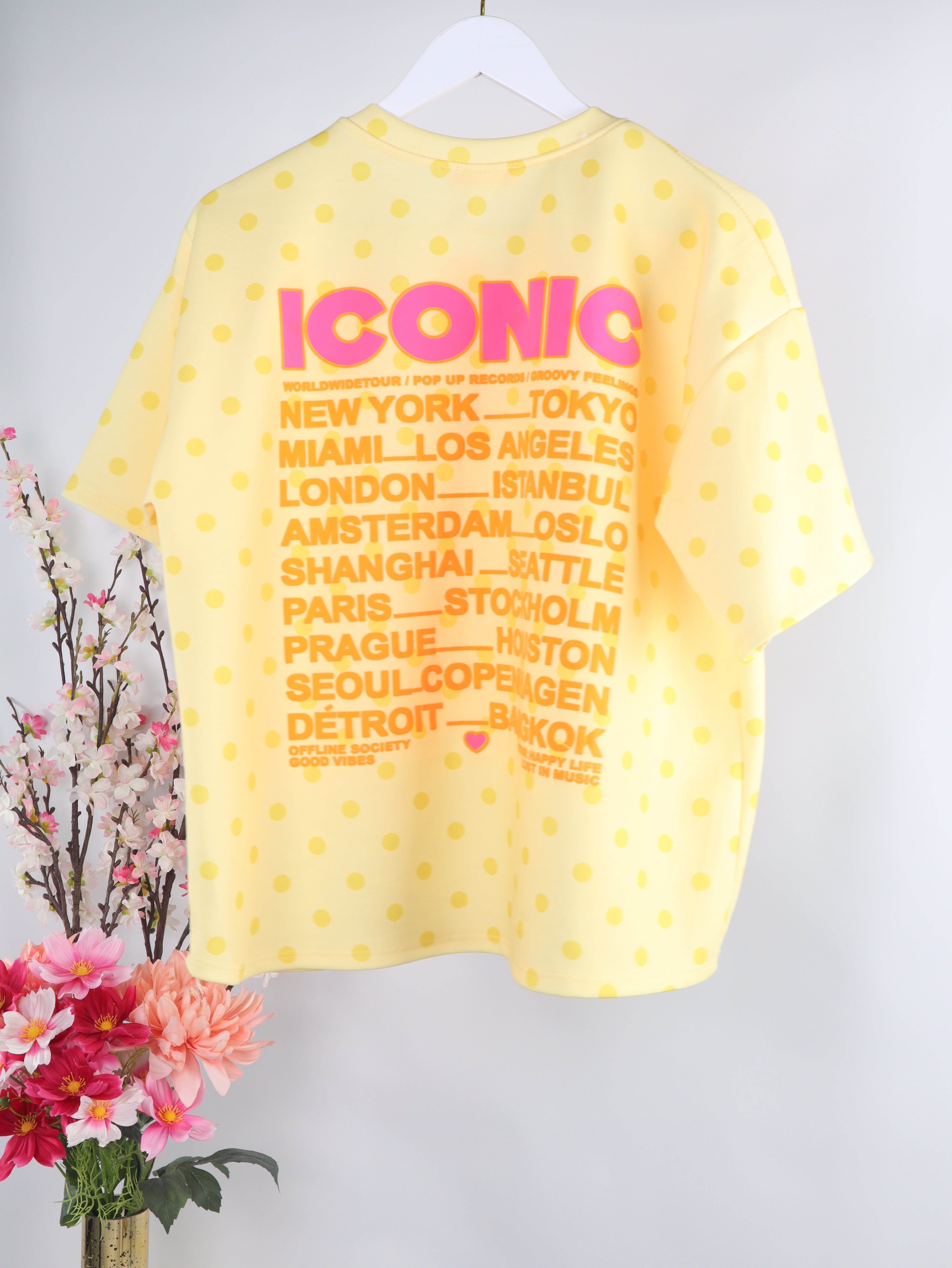Oversize Shirt "Butter Polka Dots" mit Iconic-Print