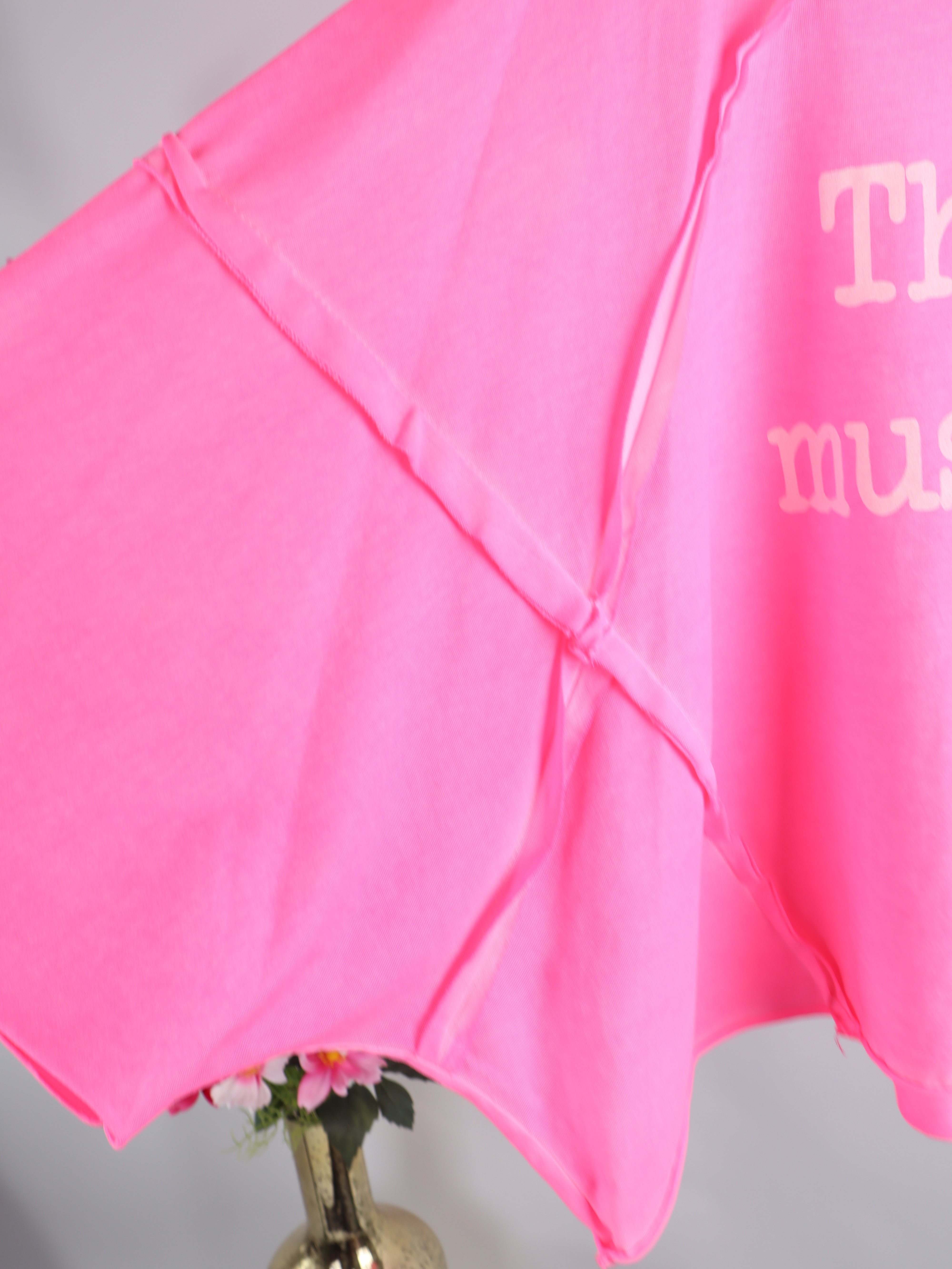 Oversize Shirt "The show must go on"