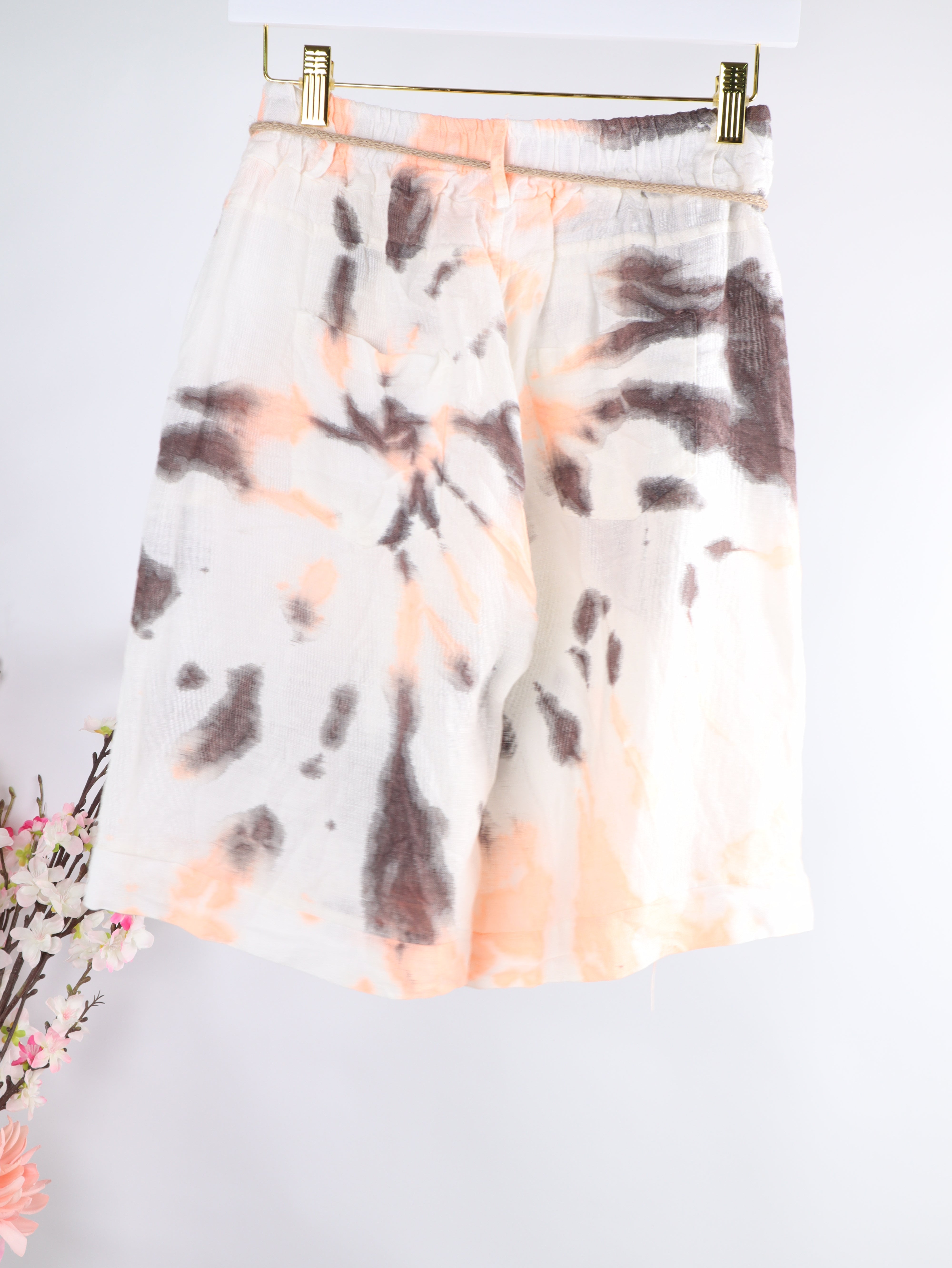 Leinen Shorts Batik