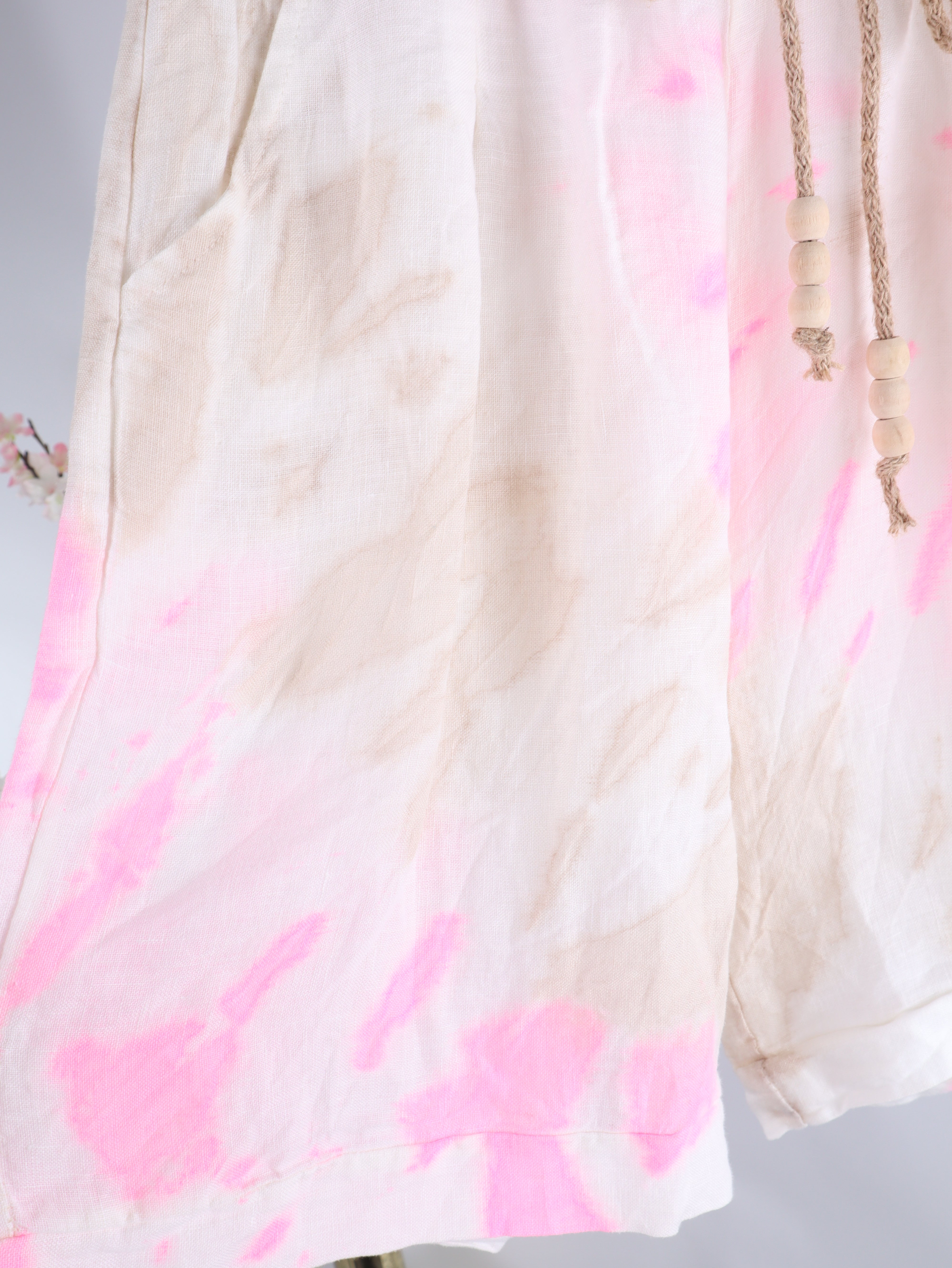 Leinen Shorts Batik