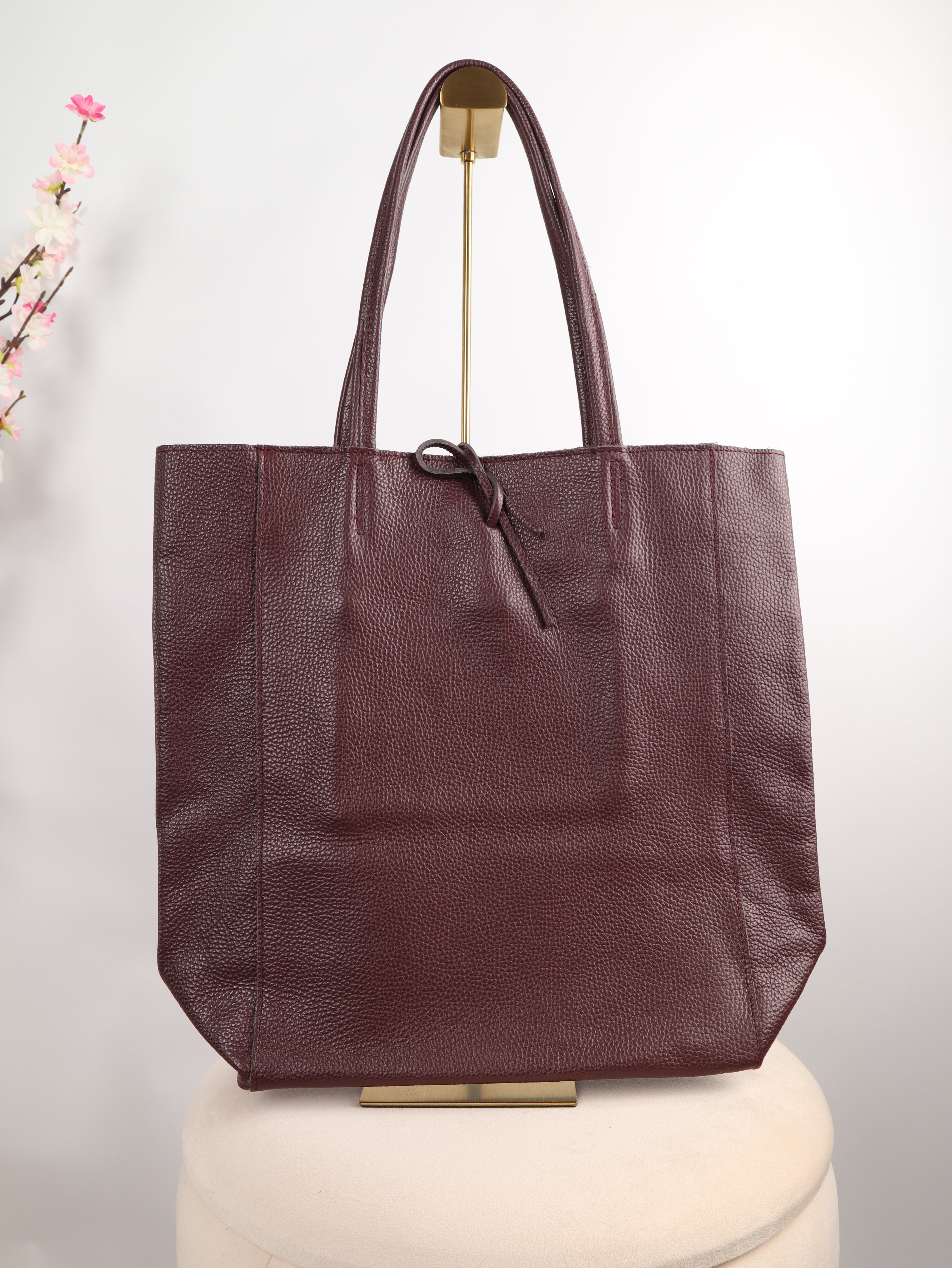 Leder Shopper - Elena
