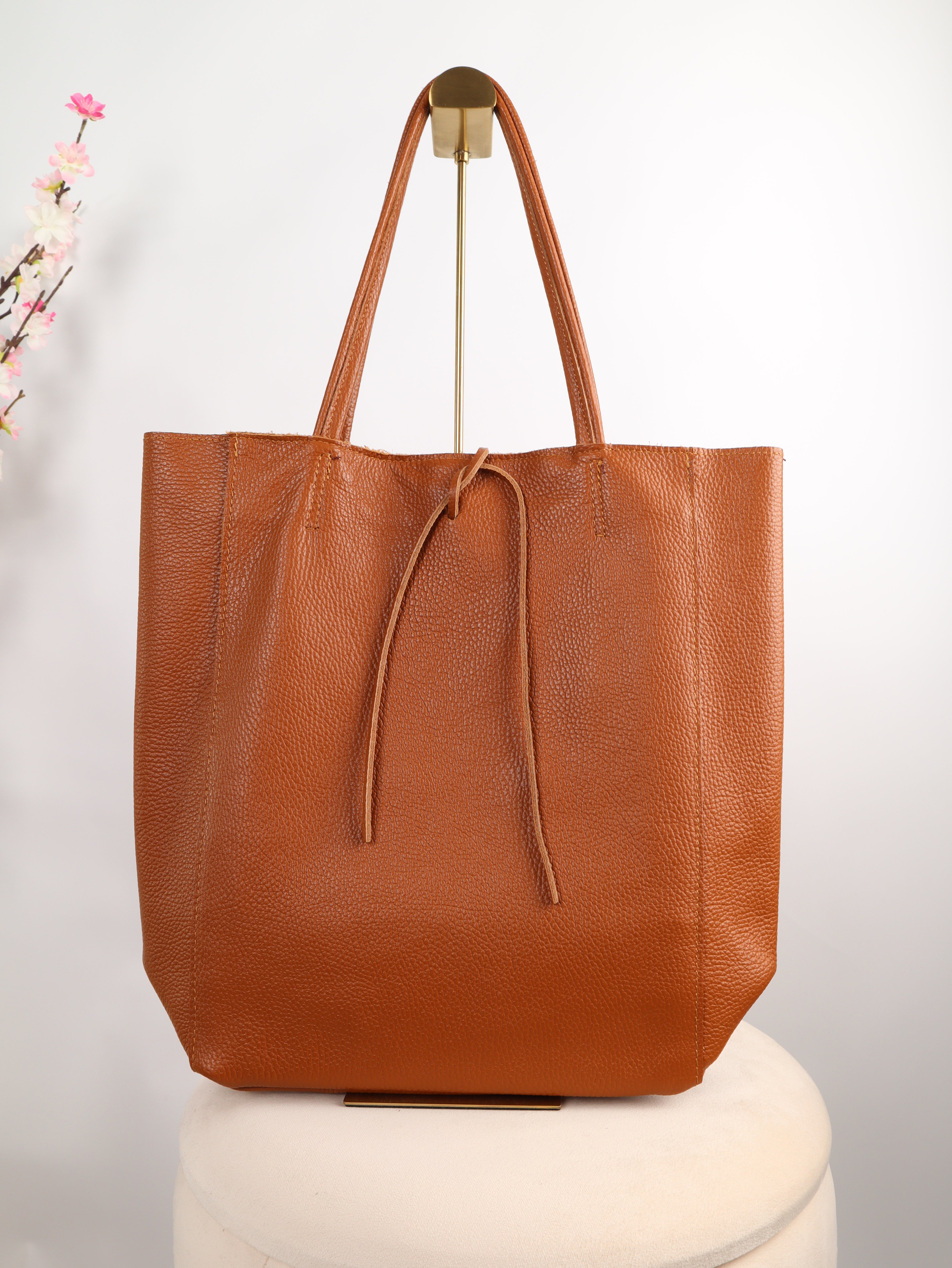 Leder Shopper - Elena