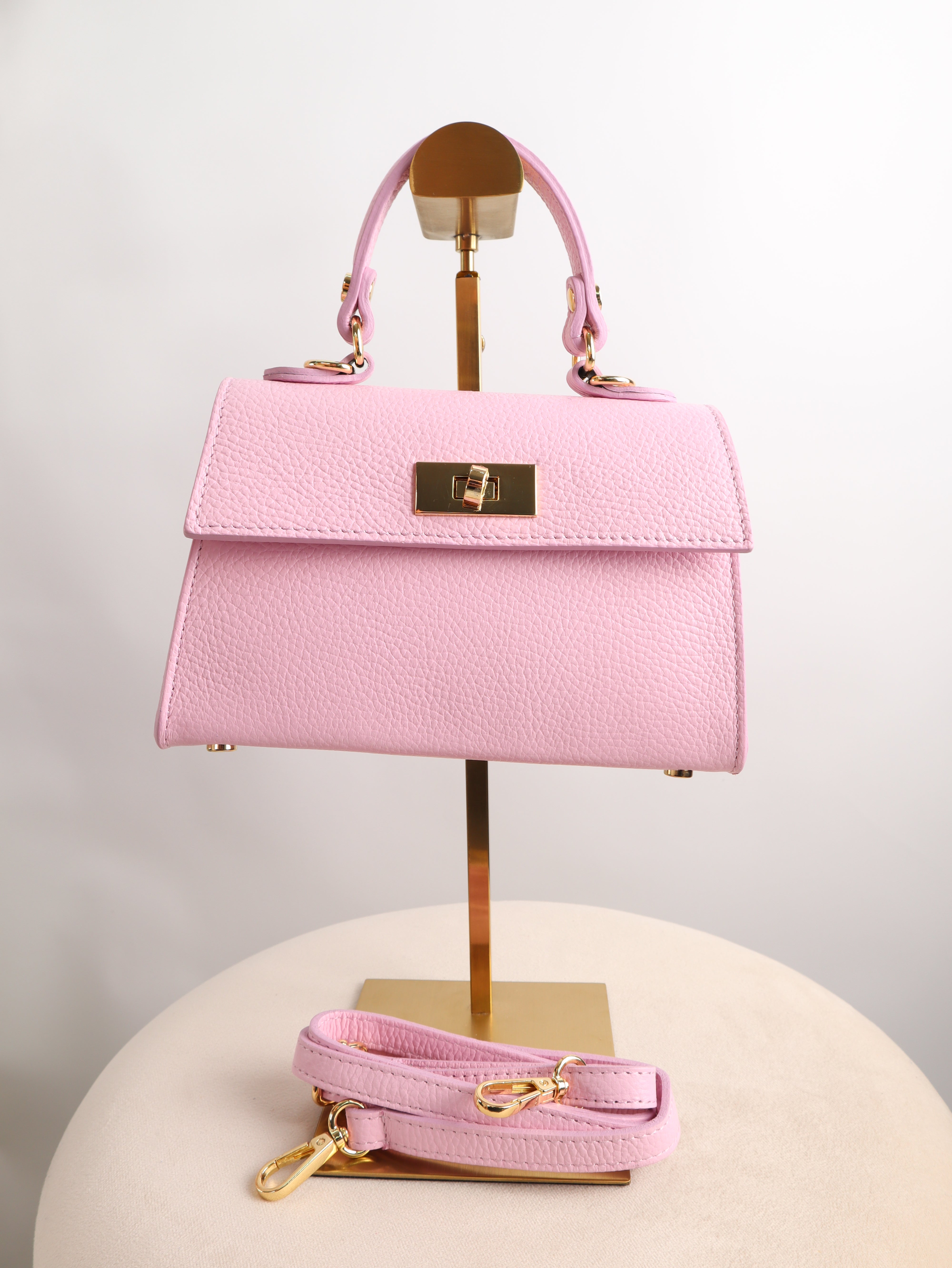 Leder Henkeltasche - Giulia