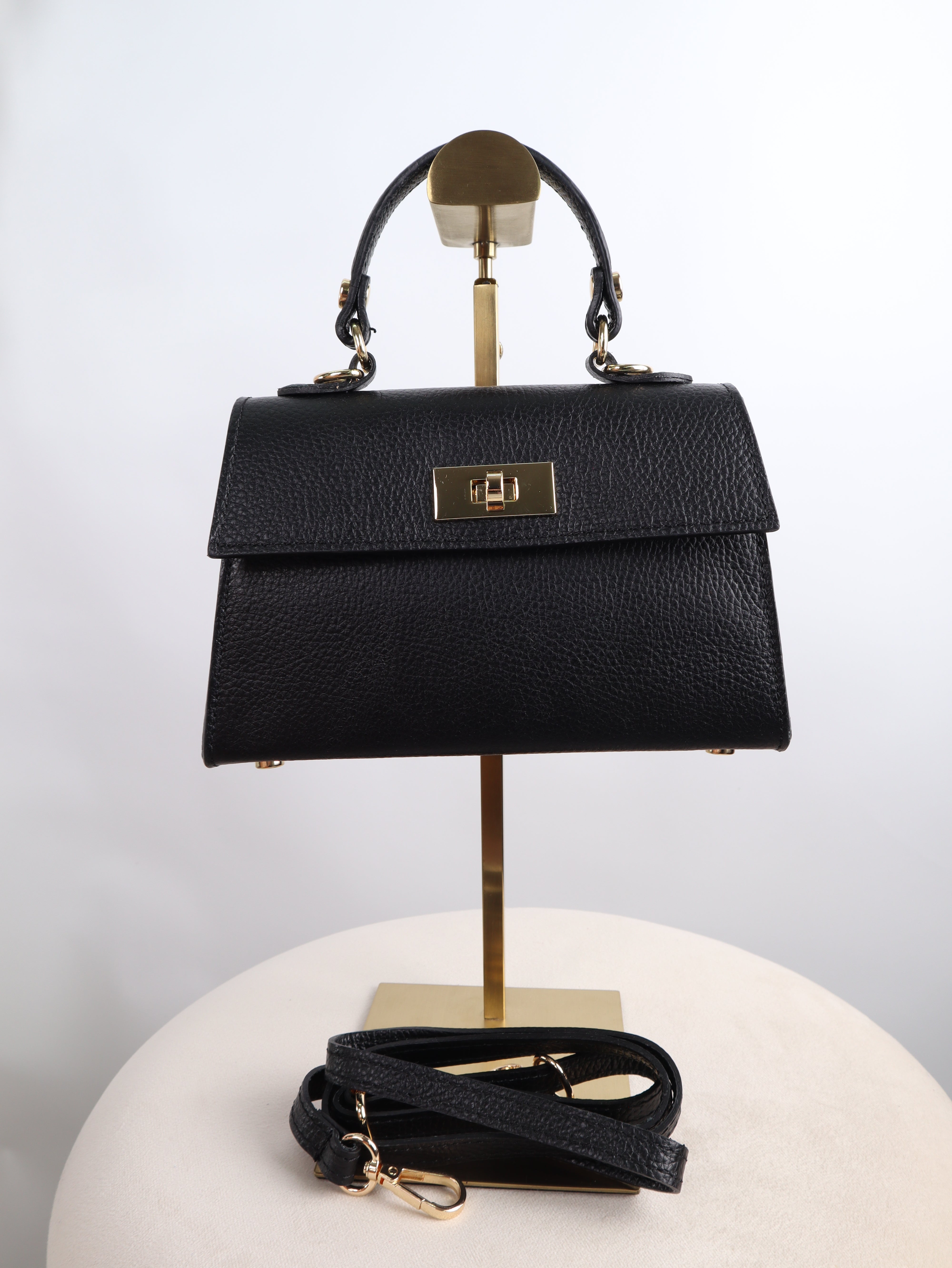 Leder Henkeltasche - Giulia