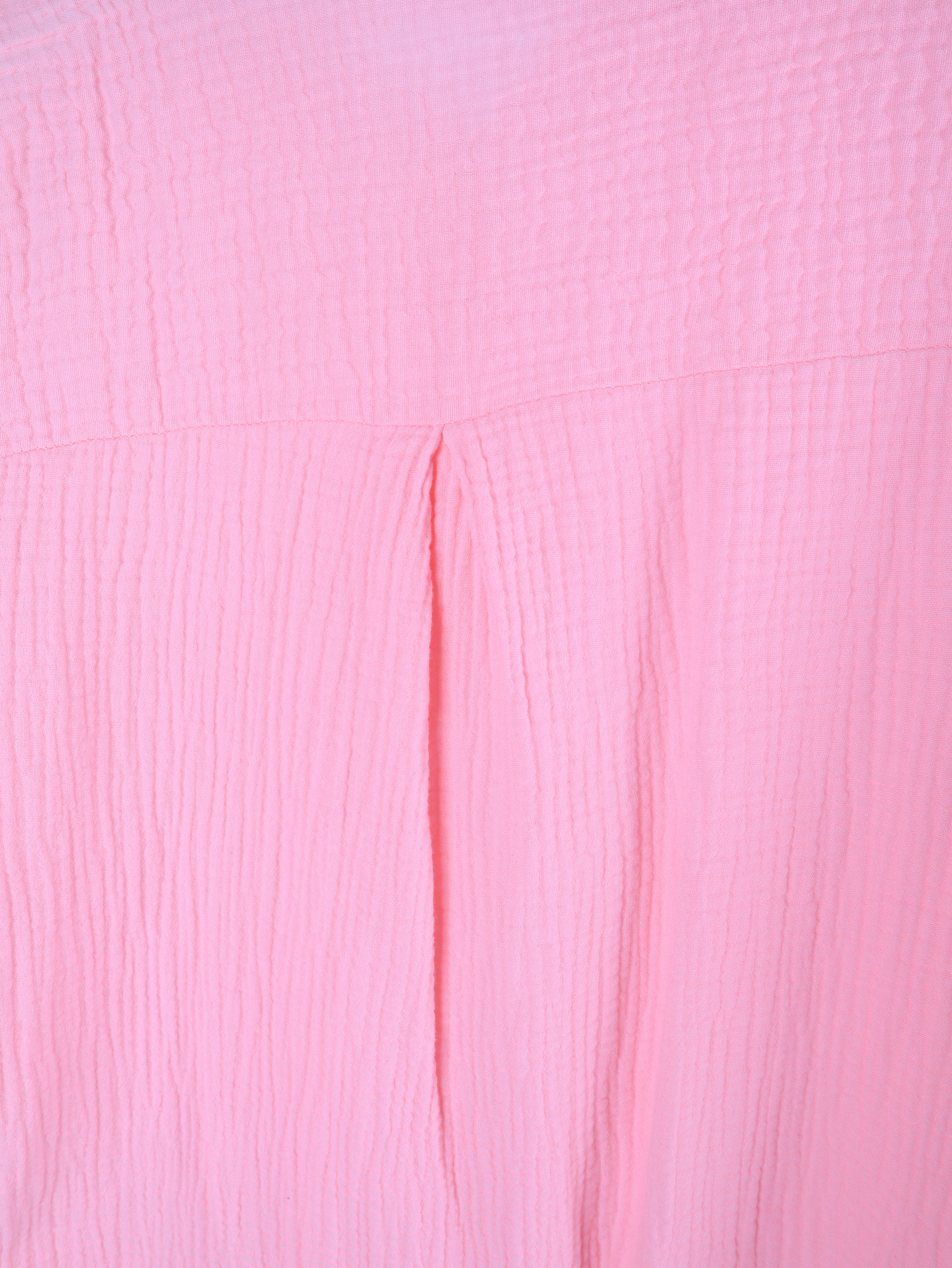 Musselin Longhemd Oversize