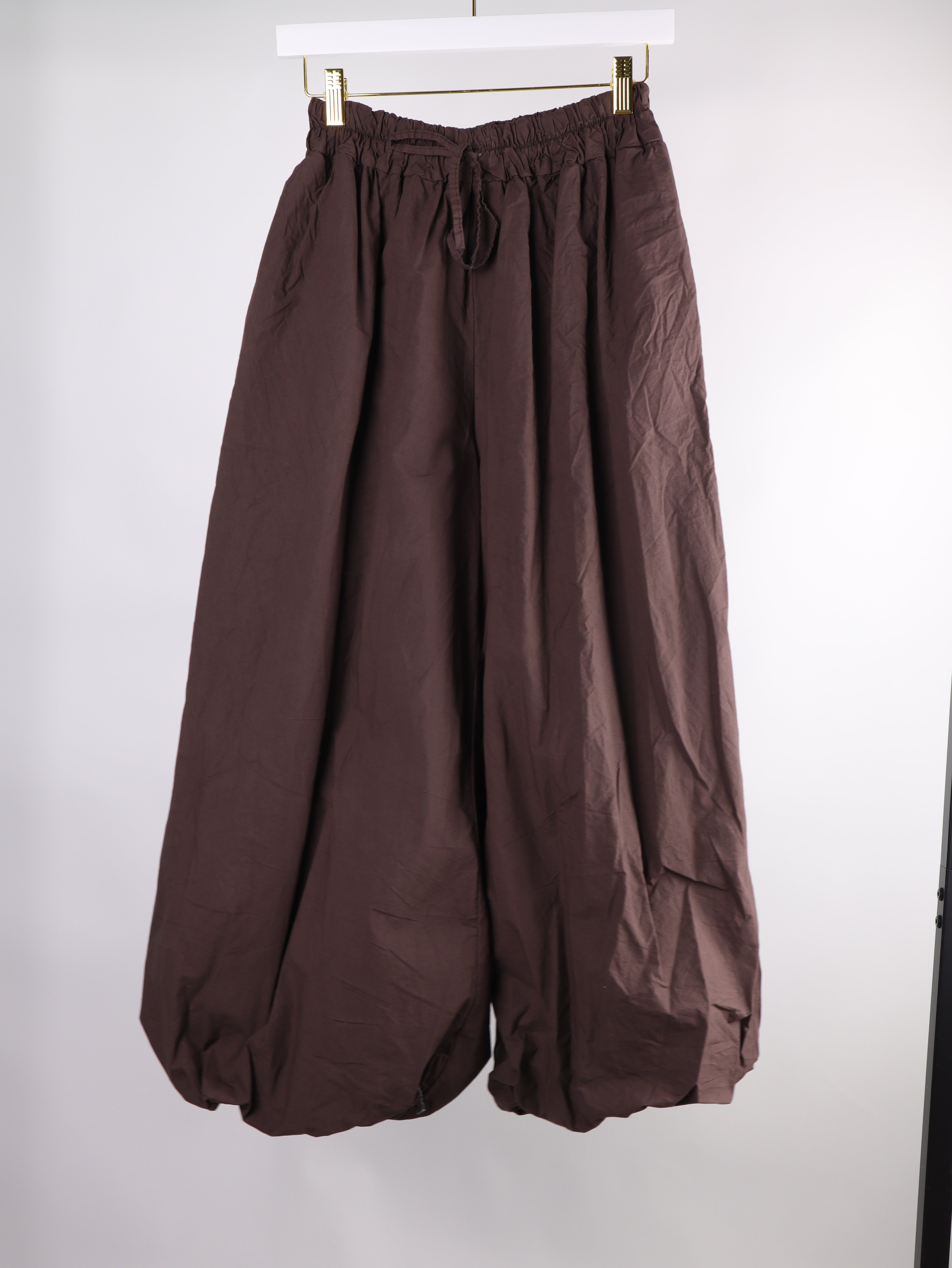 Baumwoll-Ballonhose mit Innenfutter