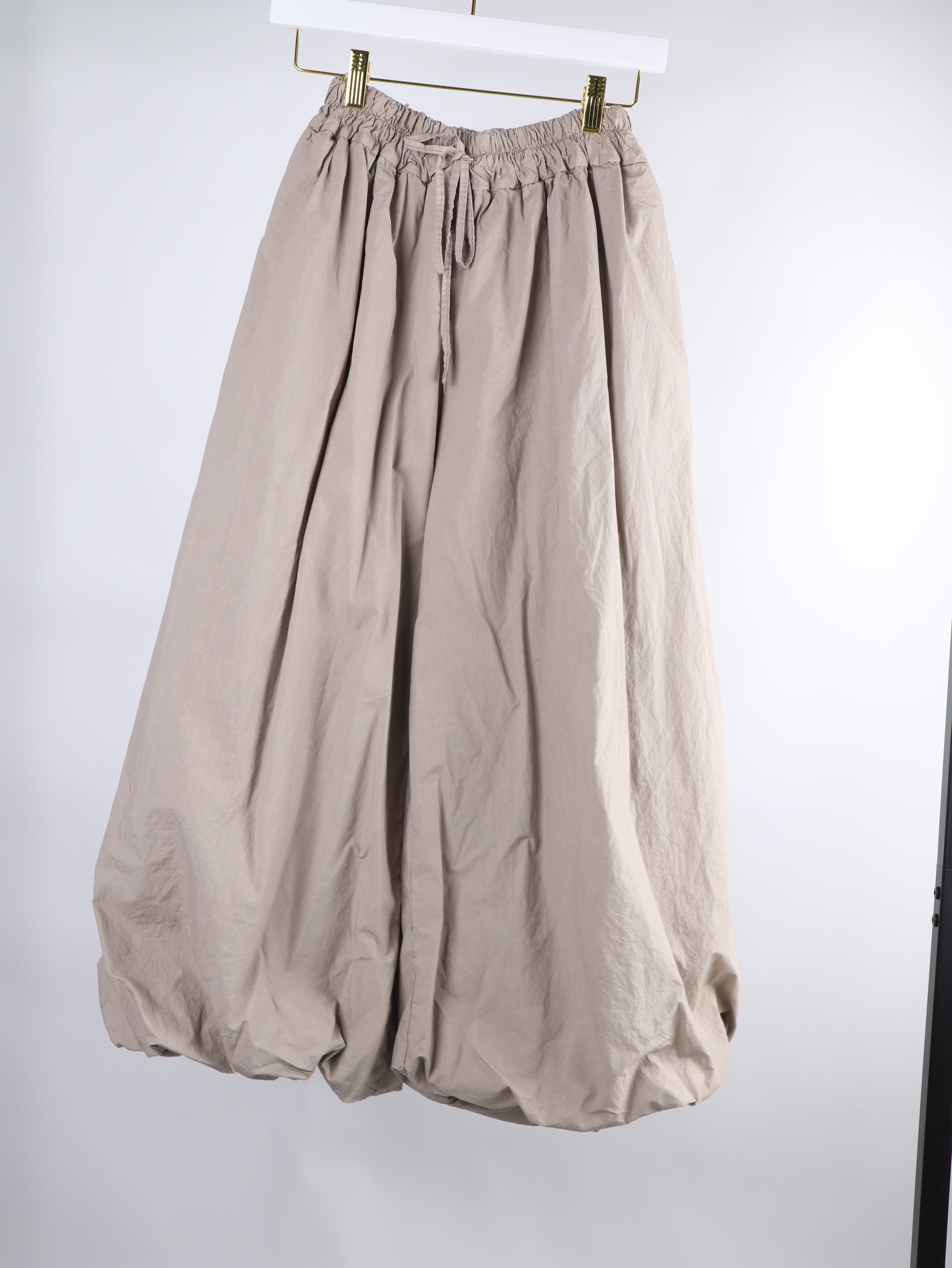 Baumwoll-Ballonhose mit Innenfutter