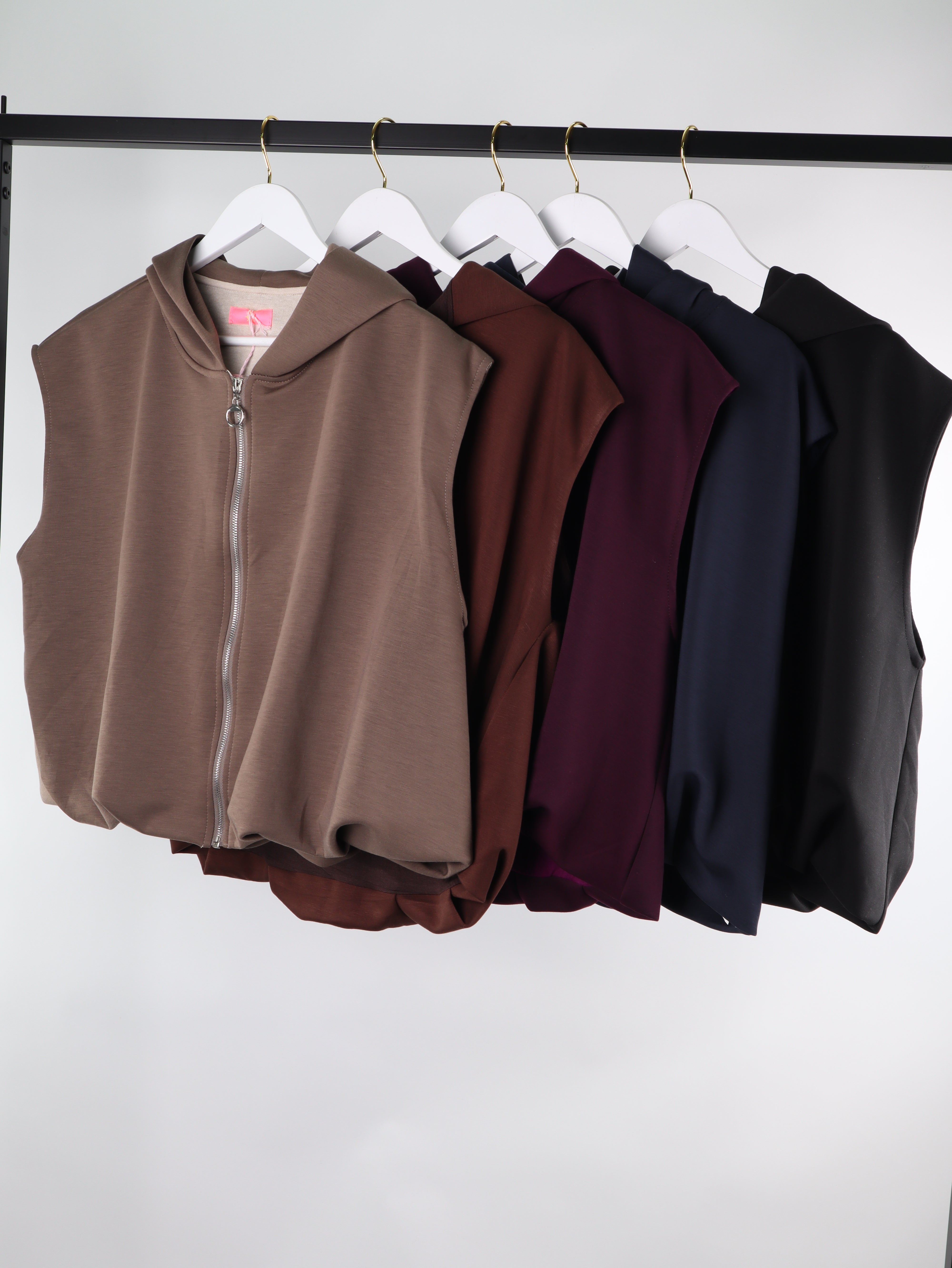 Blouson-Kapuzenweste "Butter Soft"