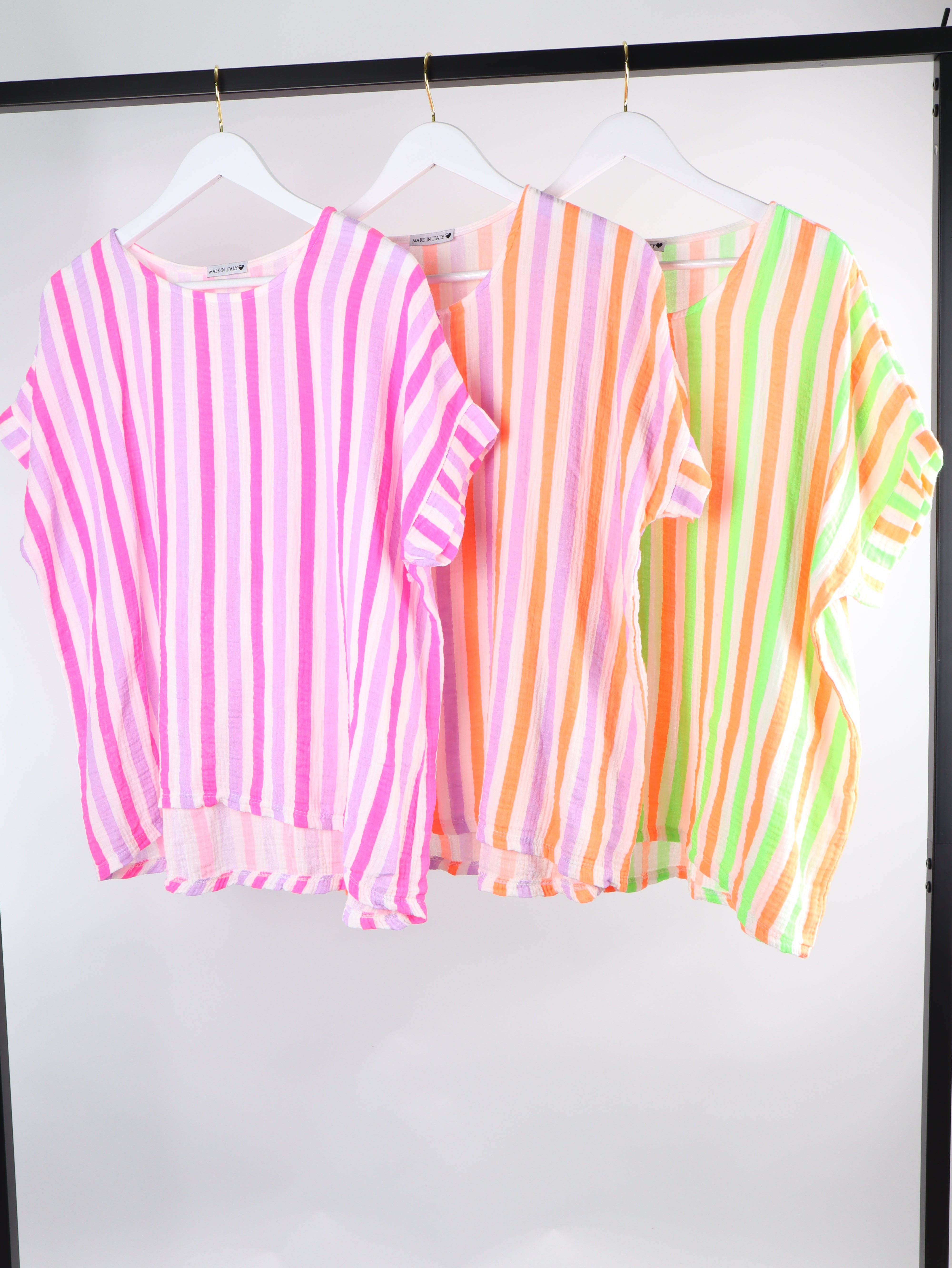 Streifen Musselin Shirt Solea