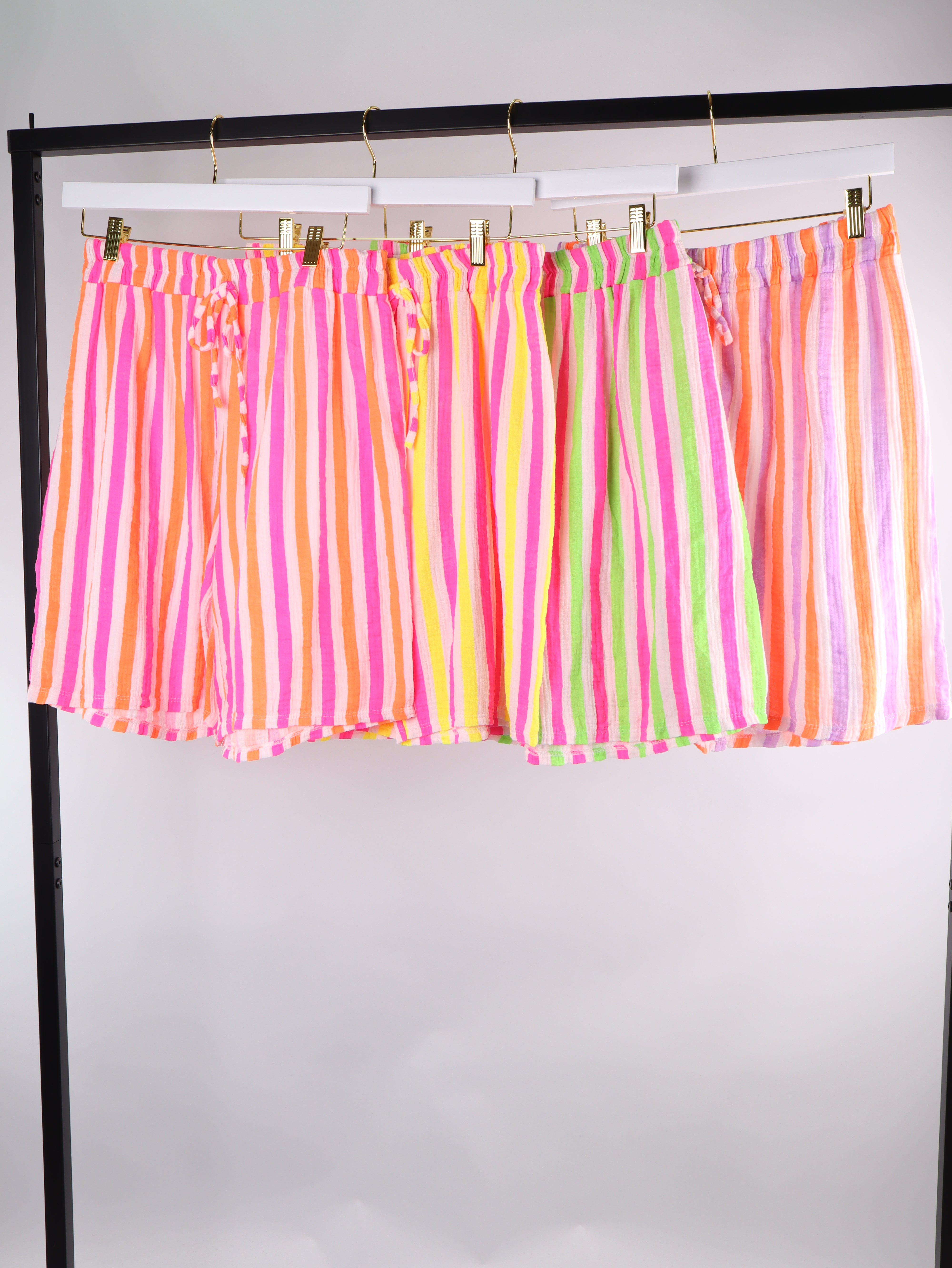 Streifen Musselin Shorts Solea