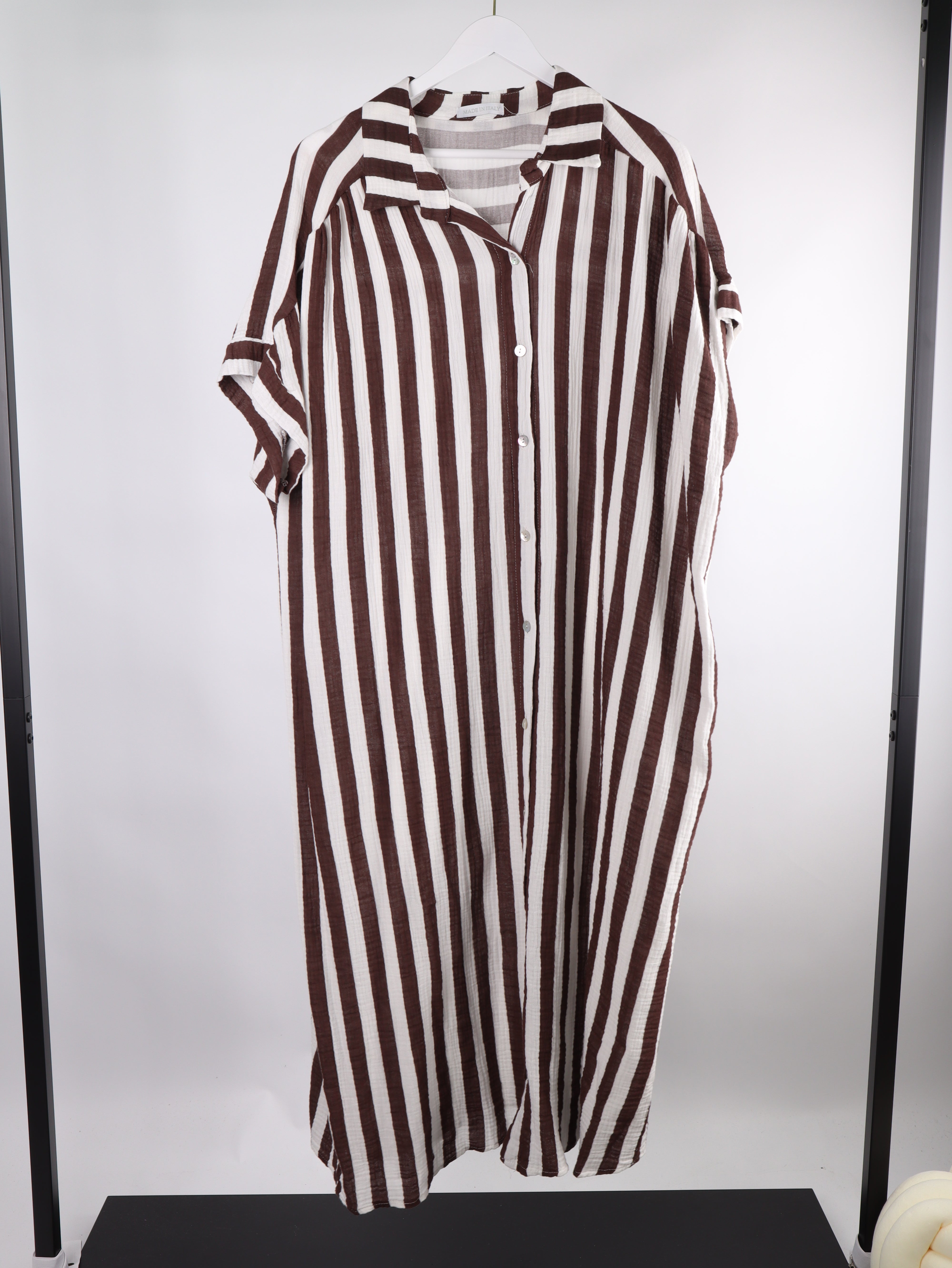 Musselin Blusenkleid STRIPES