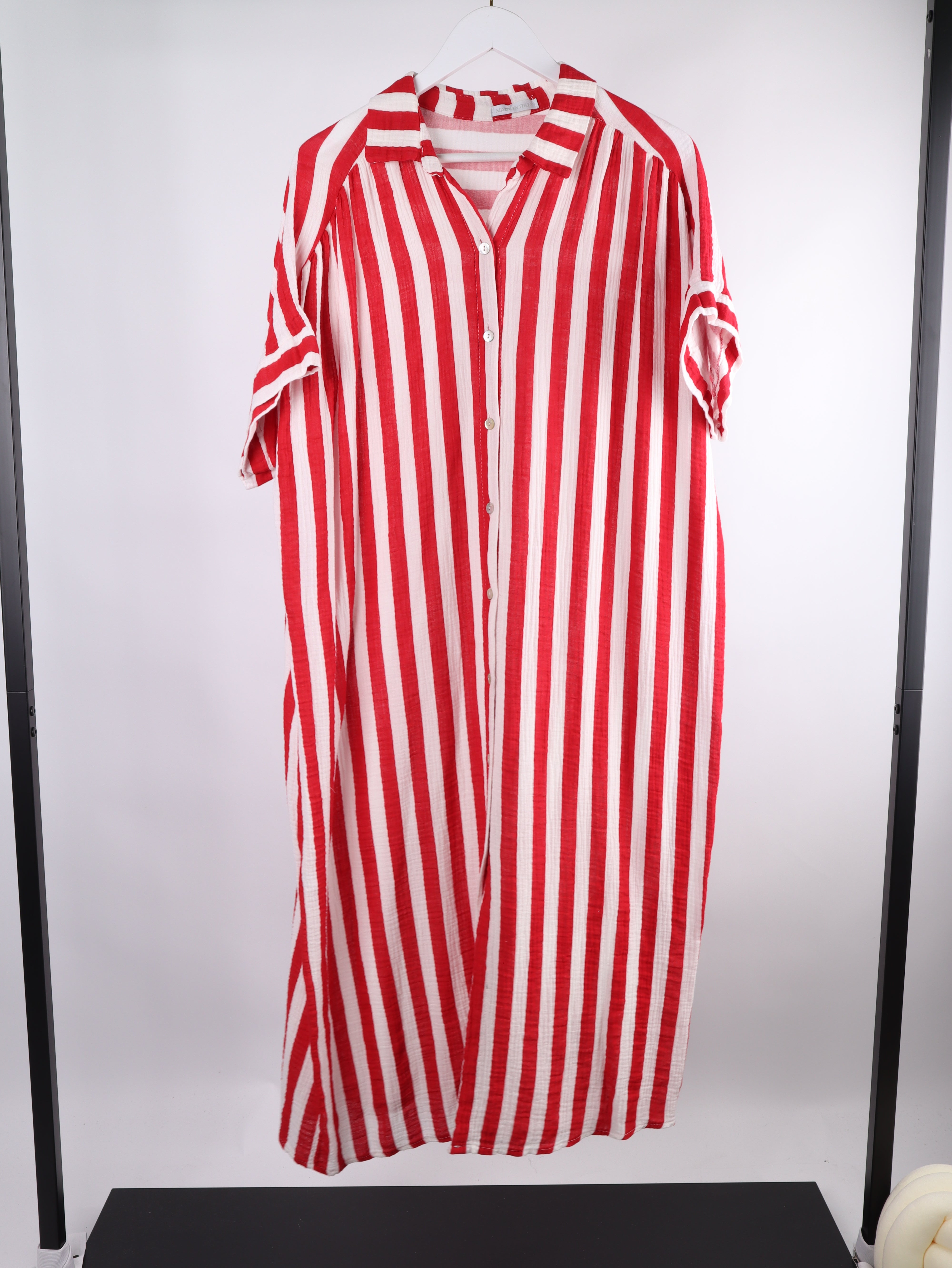 Musselin Blusenkleid STRIPES