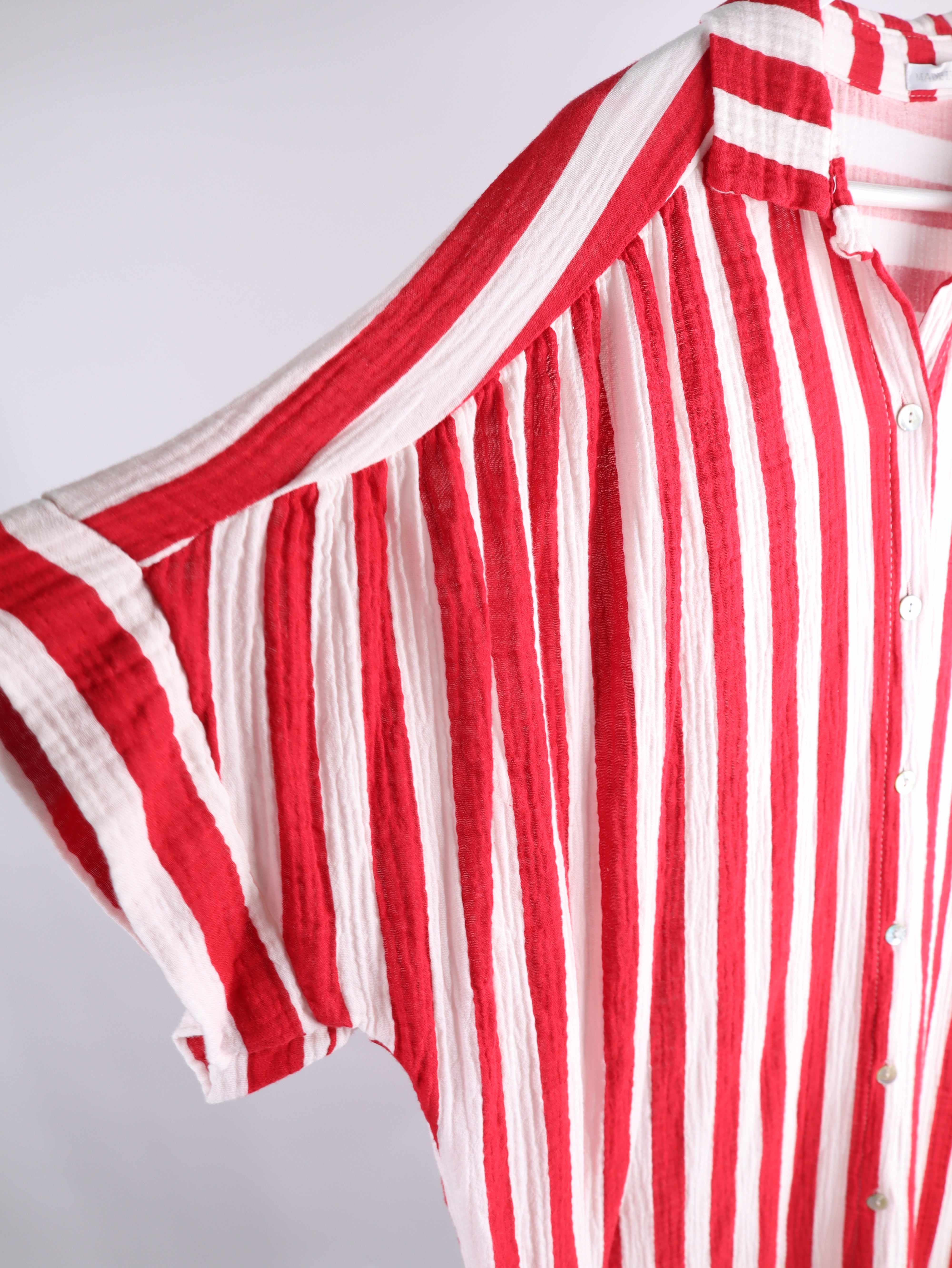 Musselin Blusenkleid STRIPES