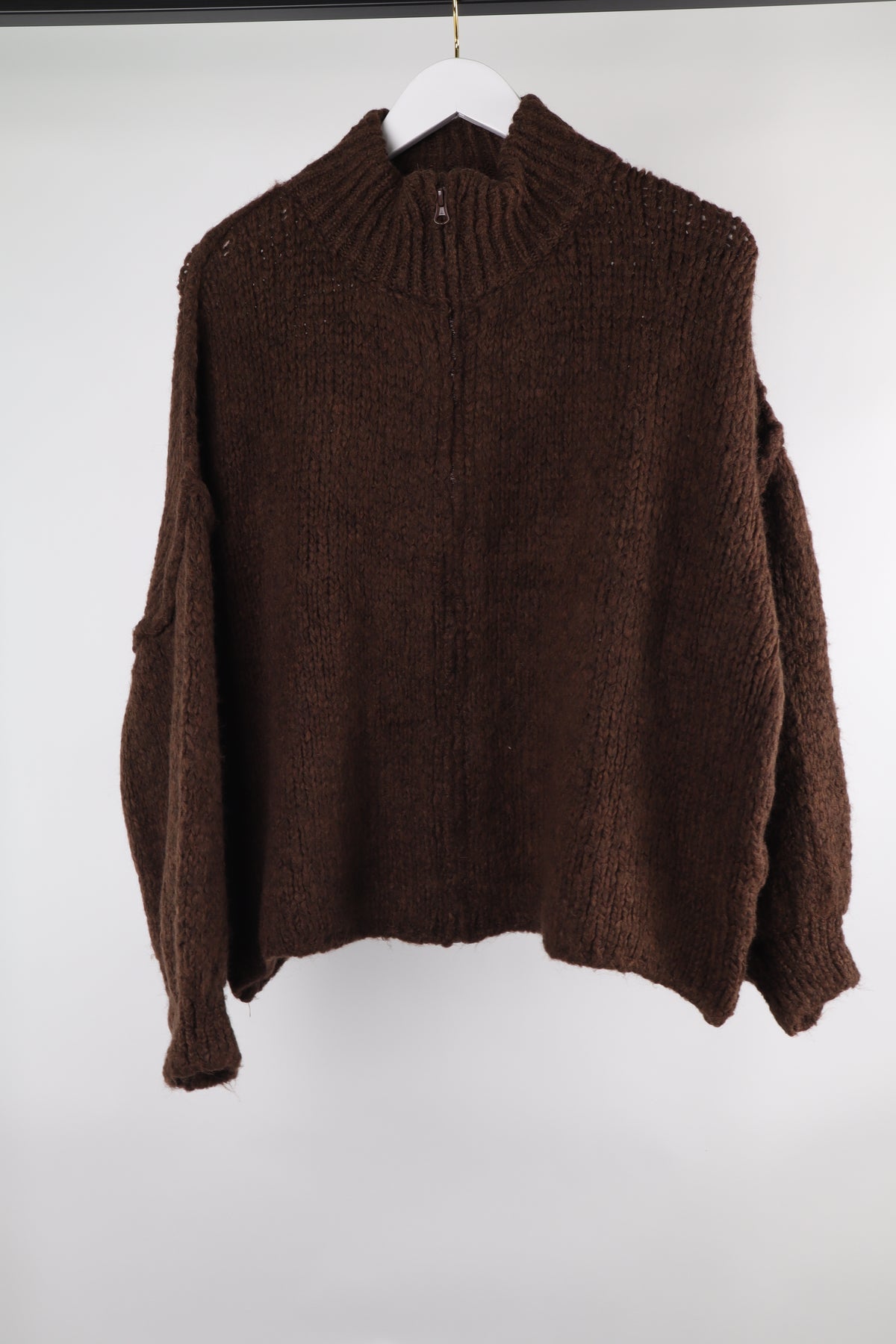 Strickjacke HIGH COLLAR