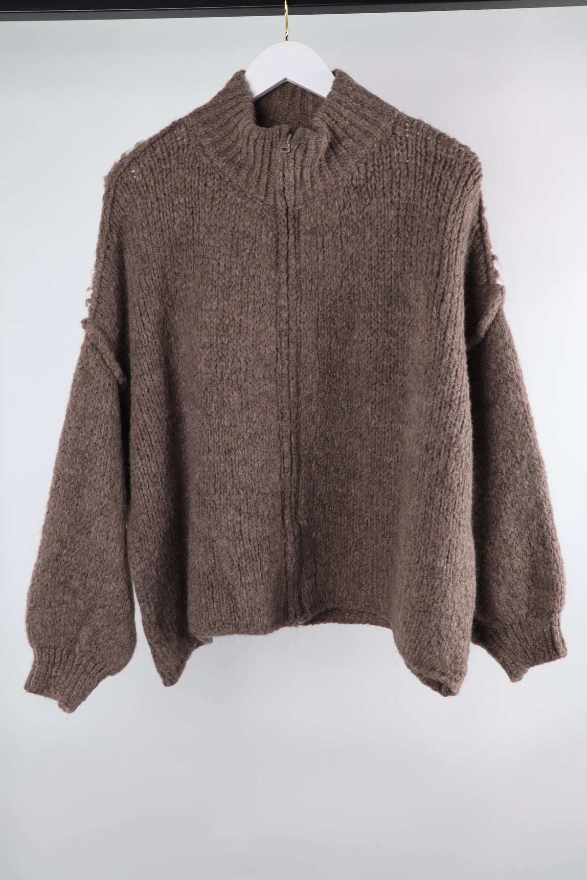 Strickjacke HIGH COLLAR