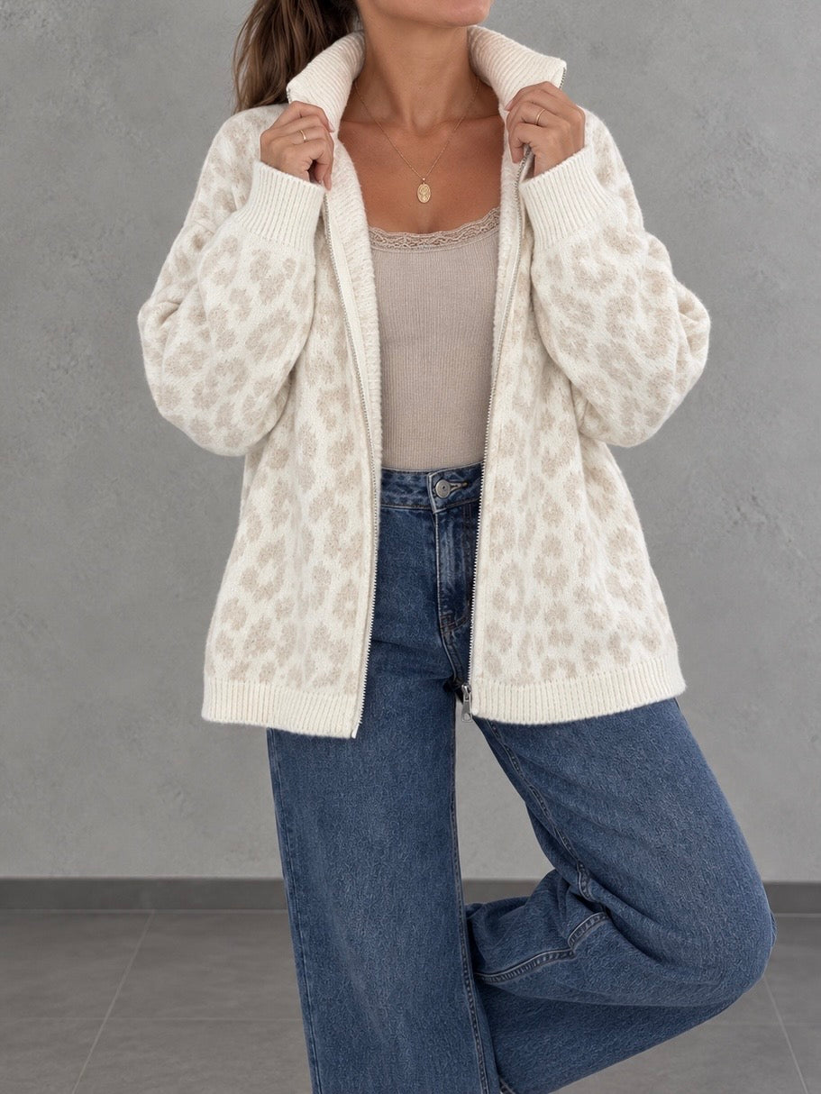 Zipper Strickjacke LEO ZIP
