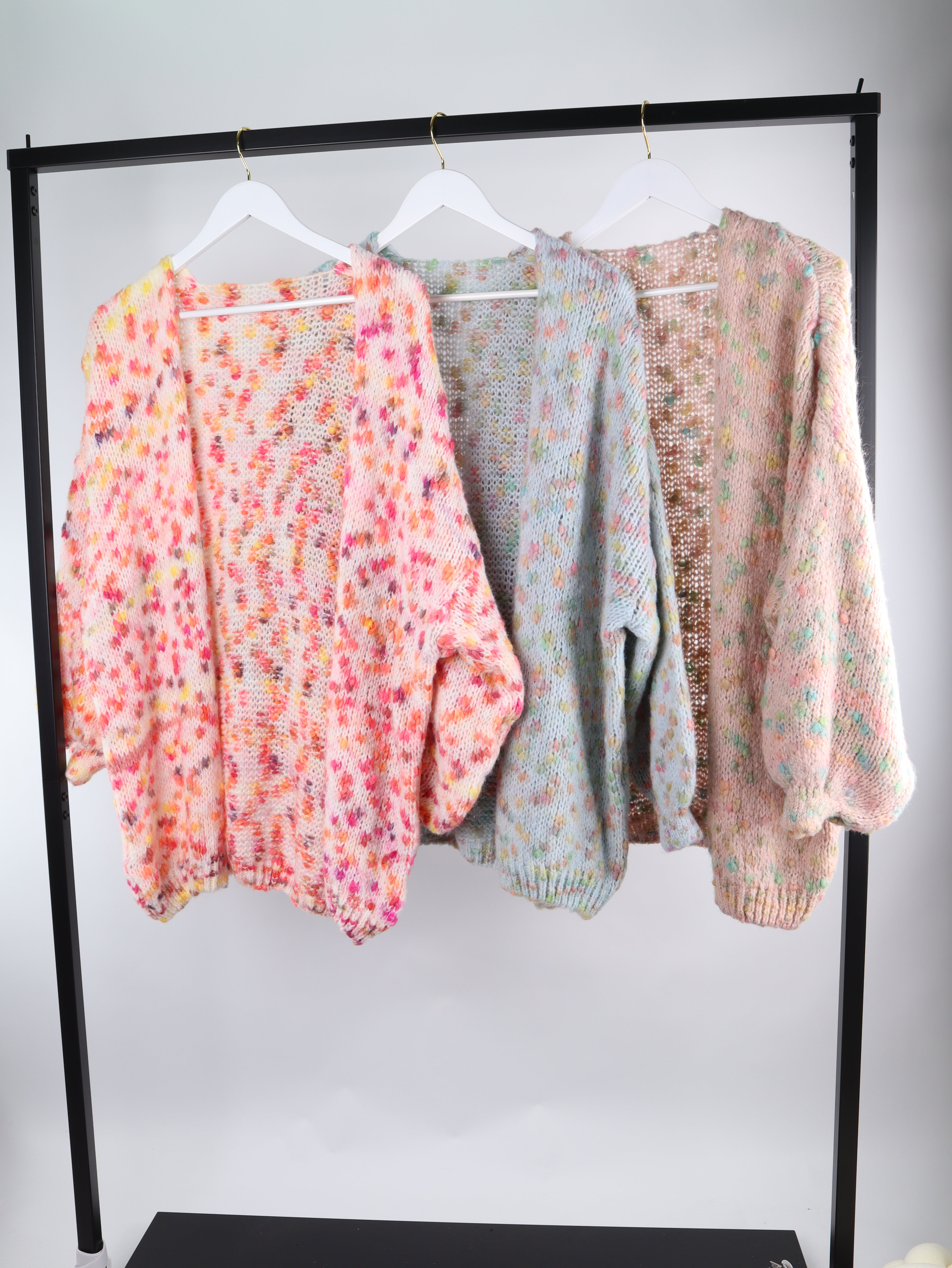 Alpaka Strickjacke CONFETTI KNIT