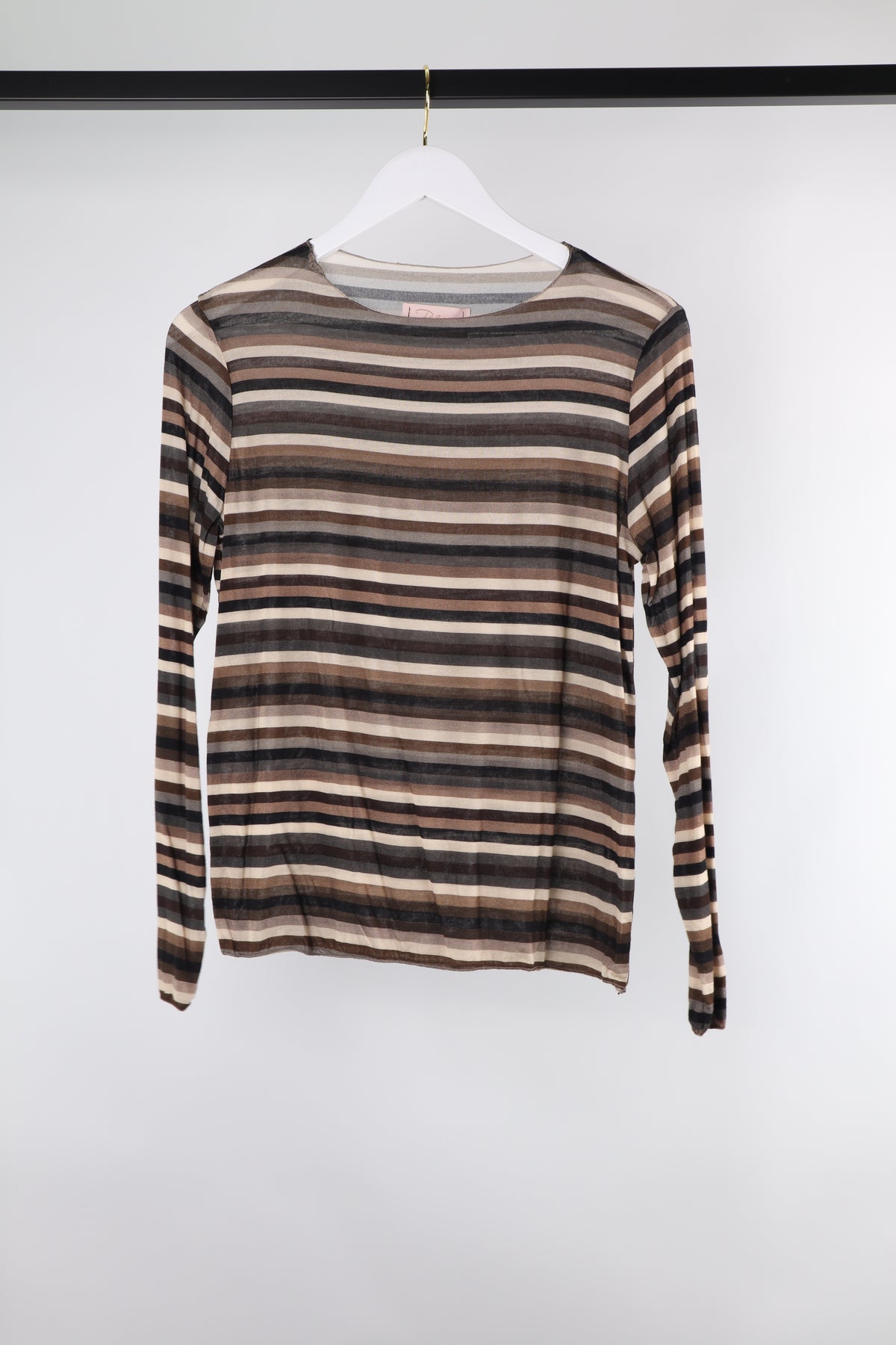 KASCHMIR LANGARMSHIRT FINE LINES
