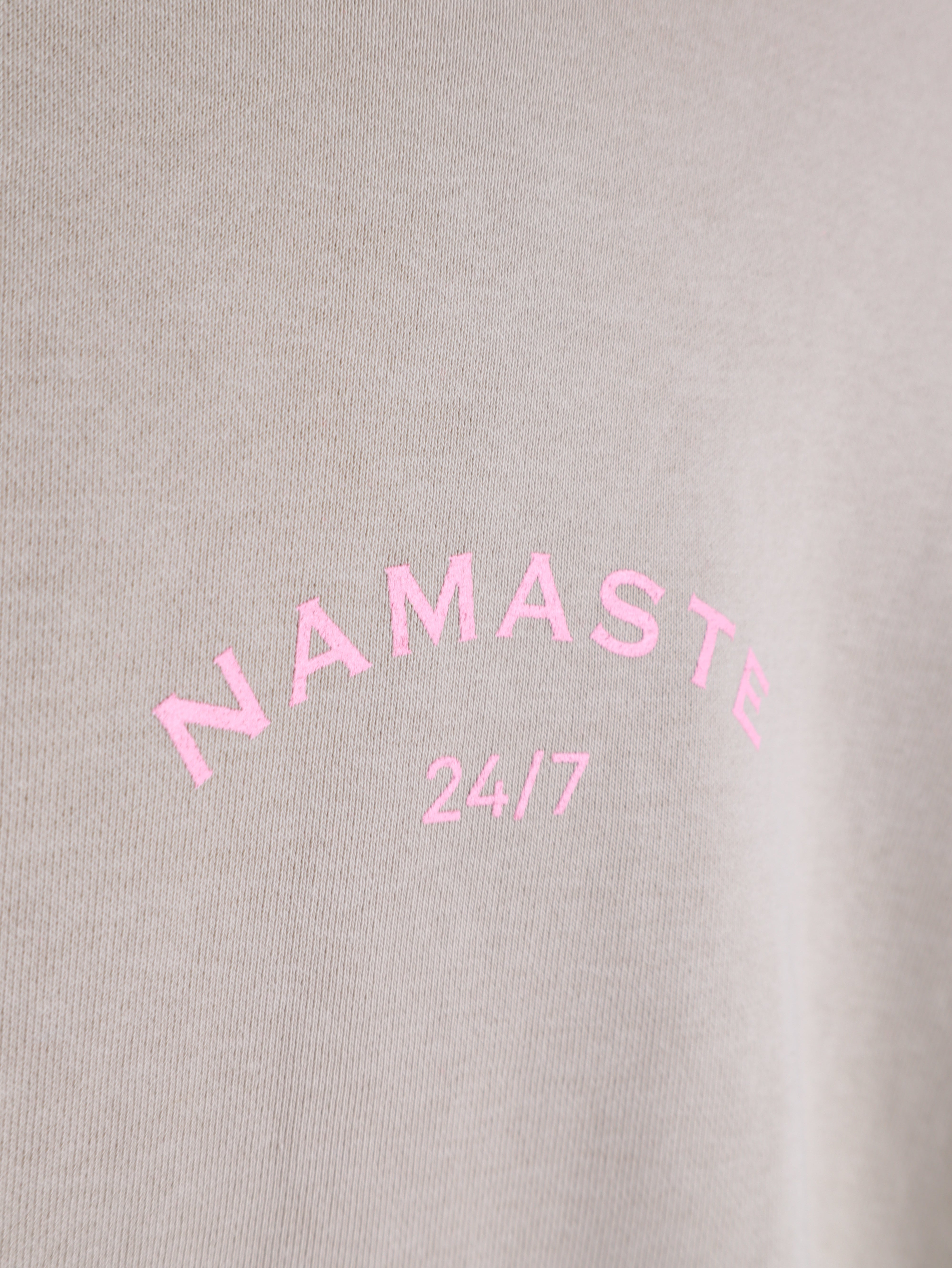 Sweatshirt mit Rückenprint NAMASTE