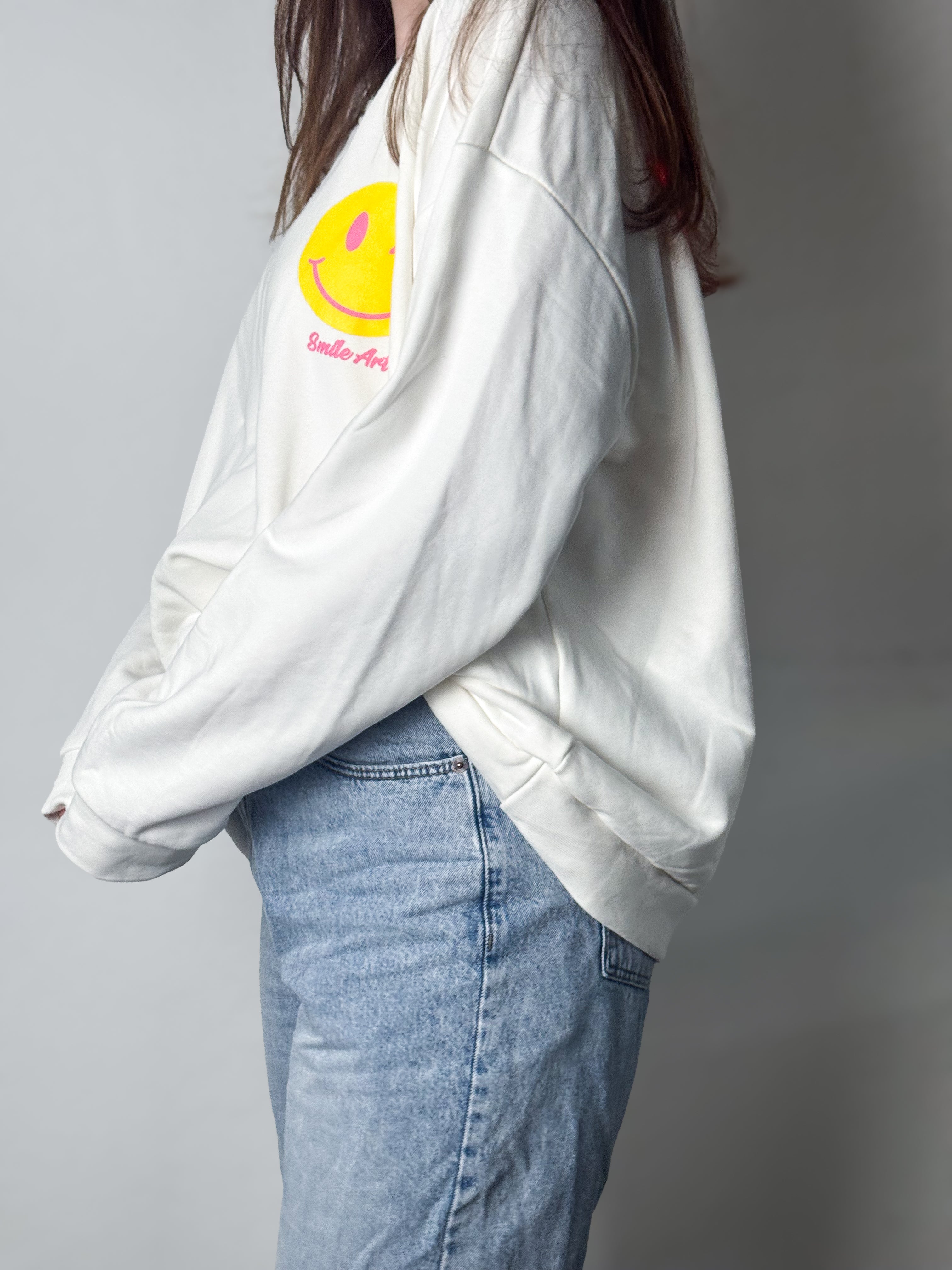 Sweatshirt  Why Not - Weiß