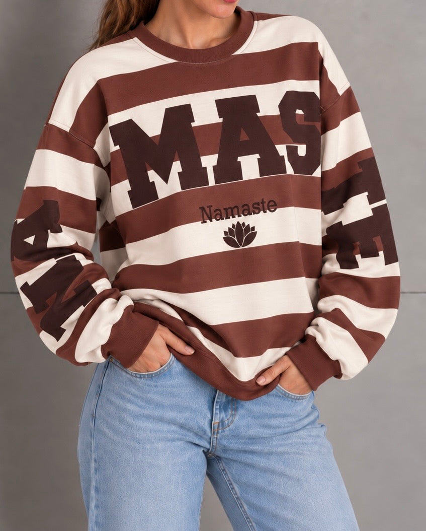 Butterstoff Sweater NAMASTE STRIPES