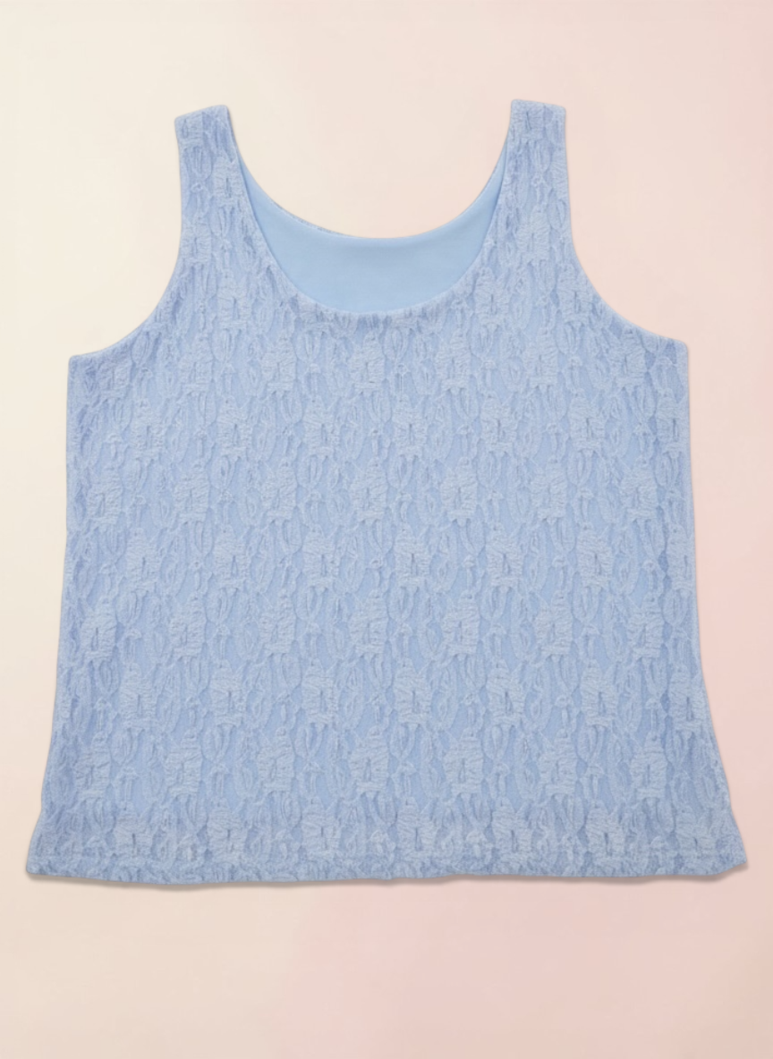 Spitzen Top – gefüttert