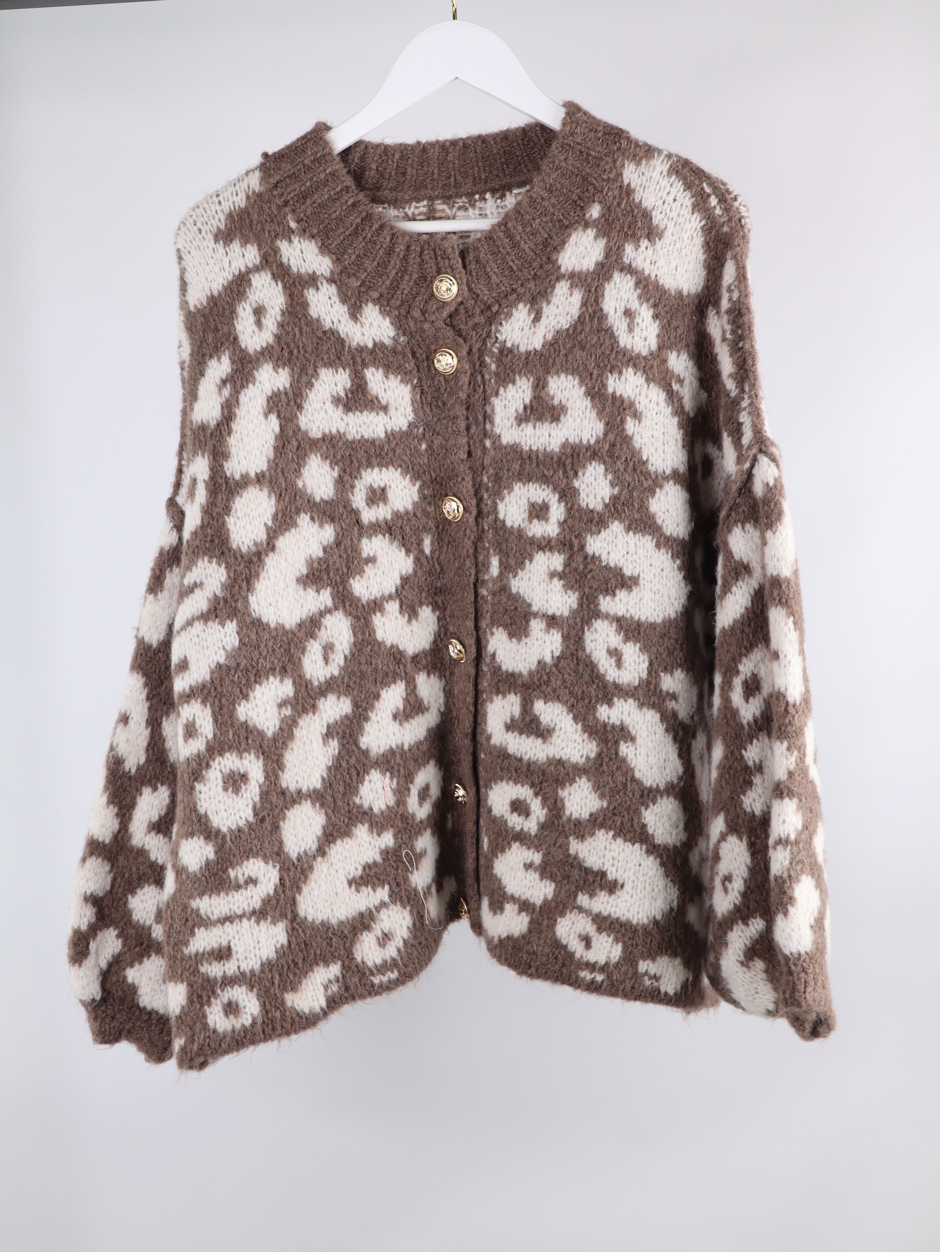 Leo Strickjacke WILD BUTTONS