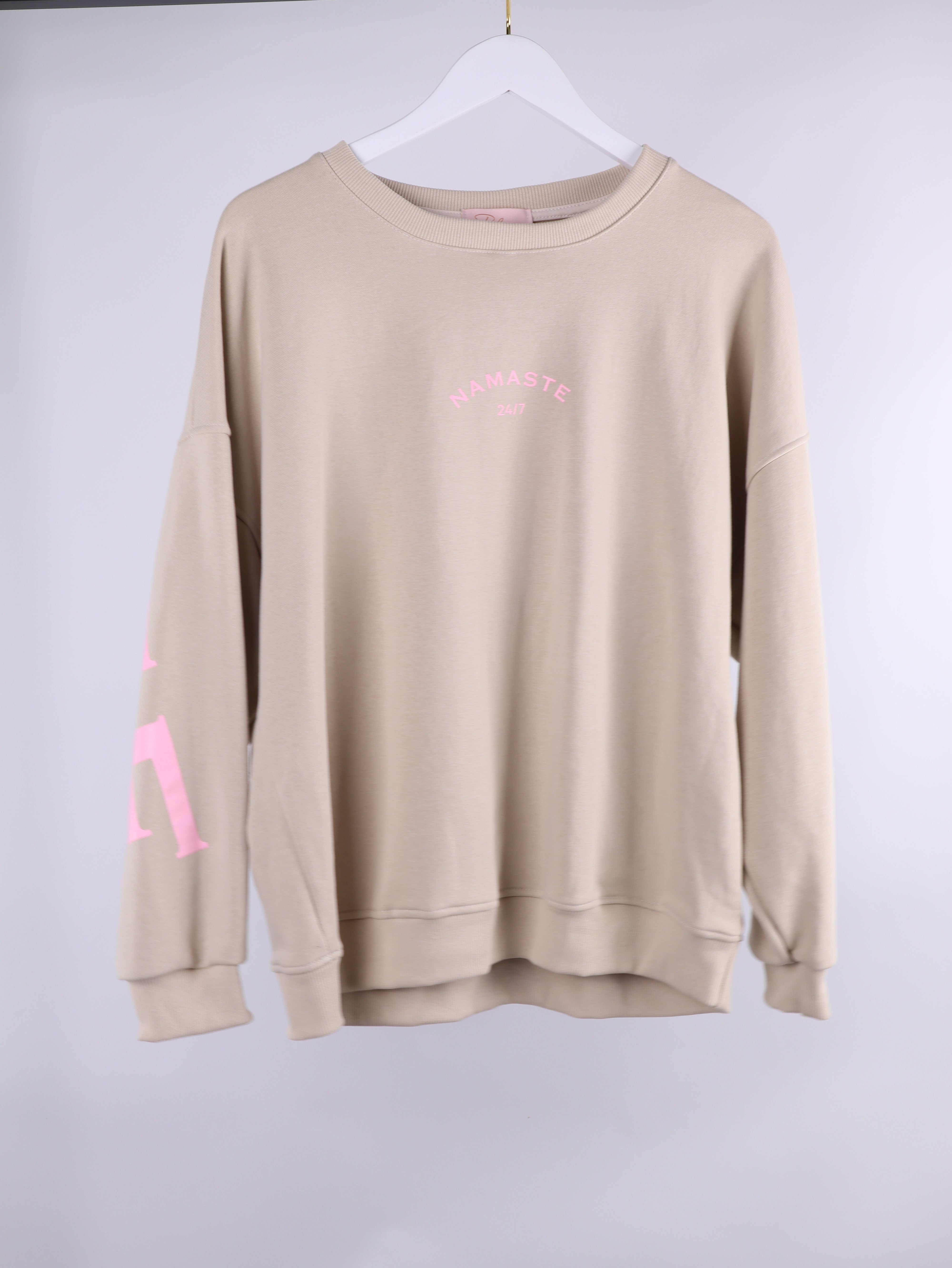 Sweatshirt mit Rückenprint NAMASTE