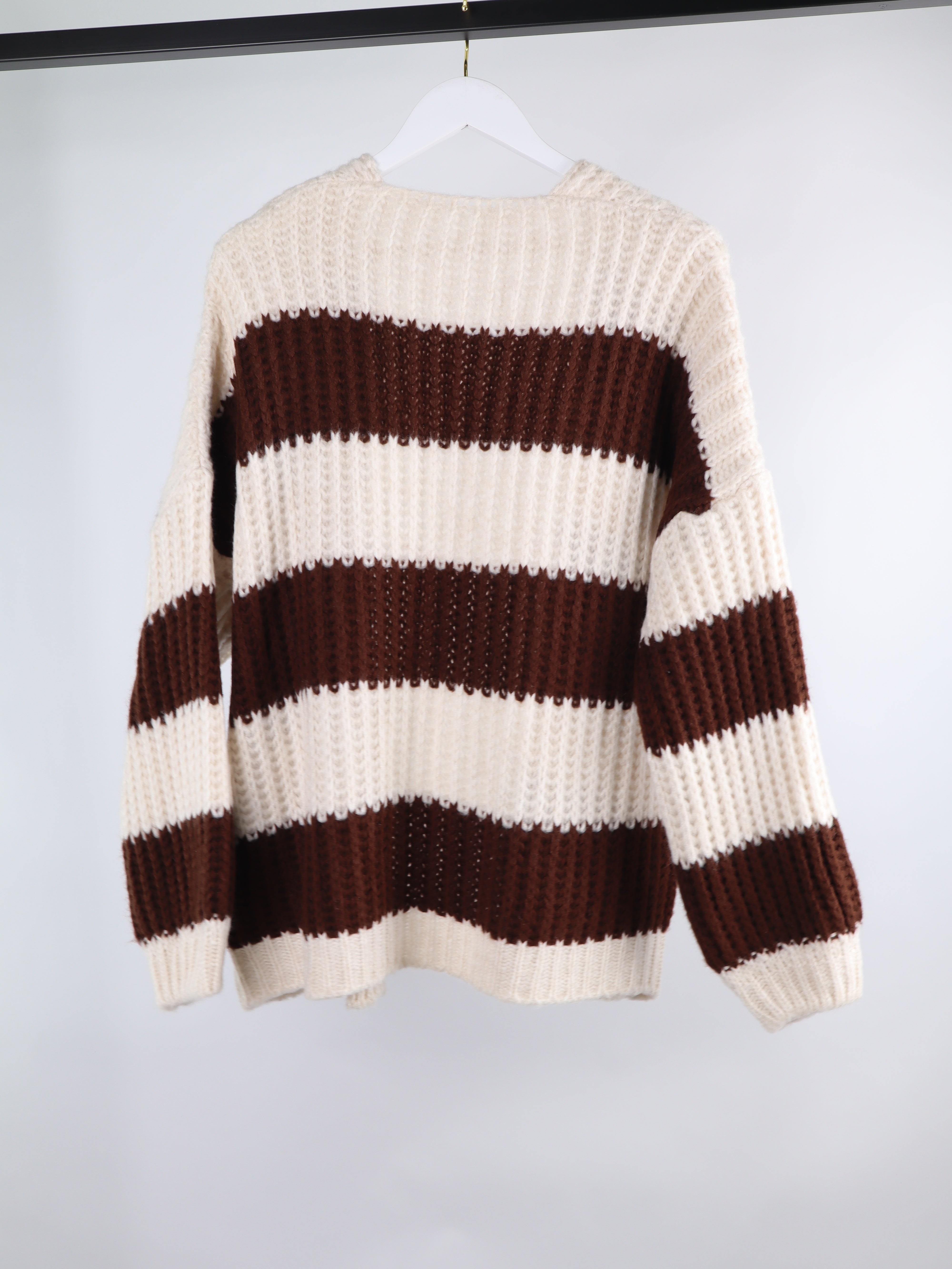 Strickjacke BOLD STRIPES