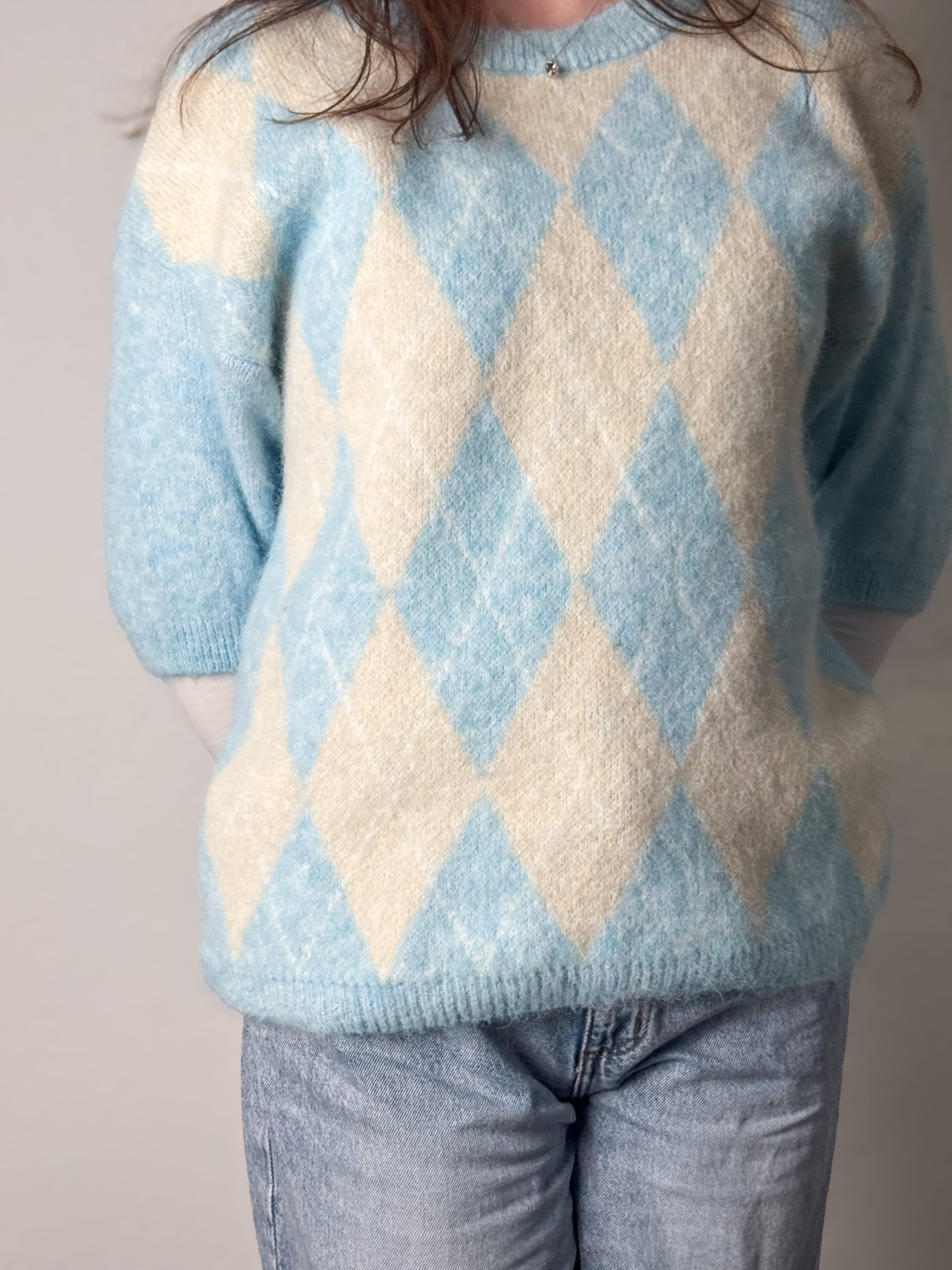 Strickpullover – Rauten