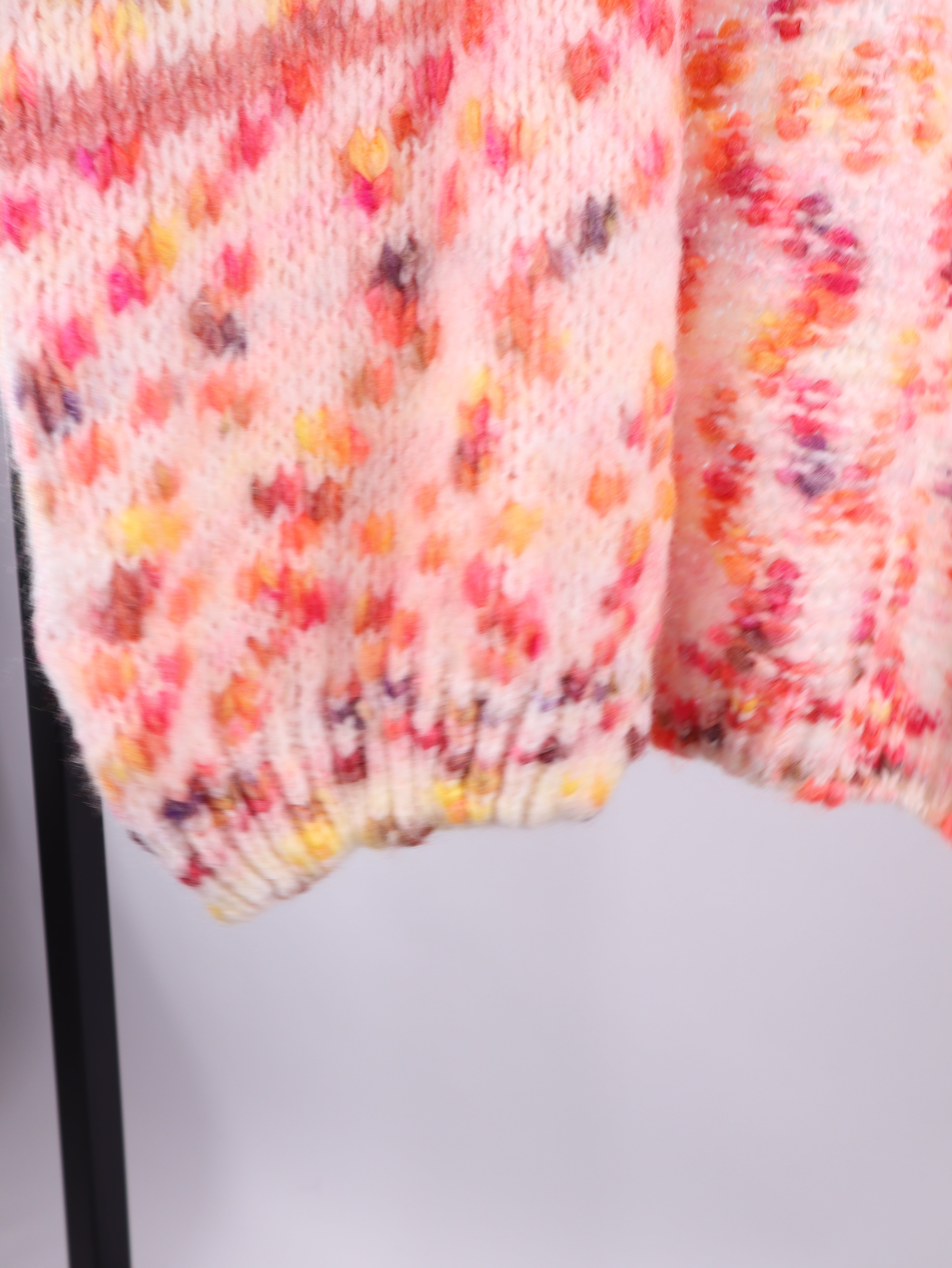 Alpaka Strickjacke CONFETTI KNIT