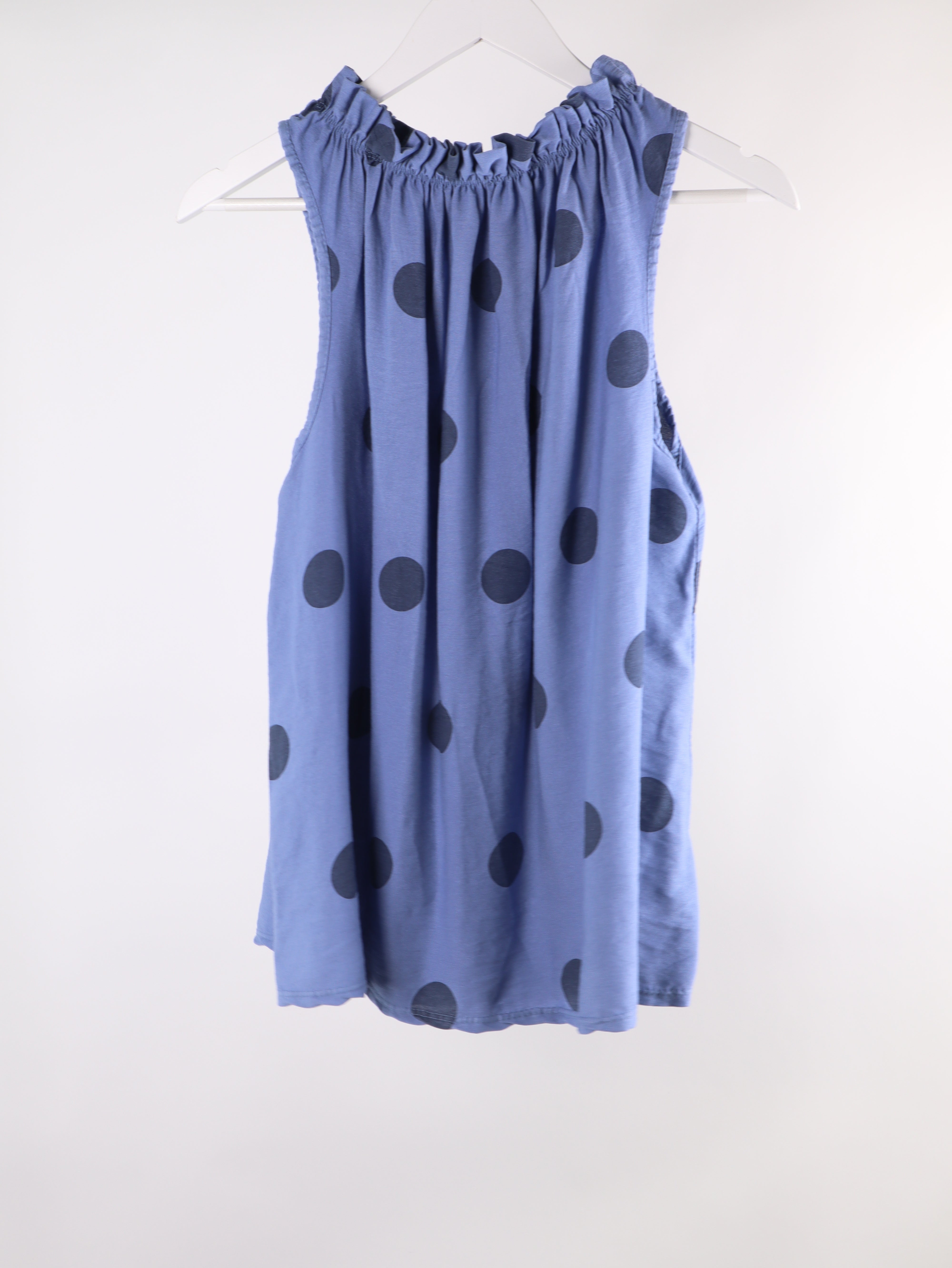 Viskose Top mit Polka Dot Muster