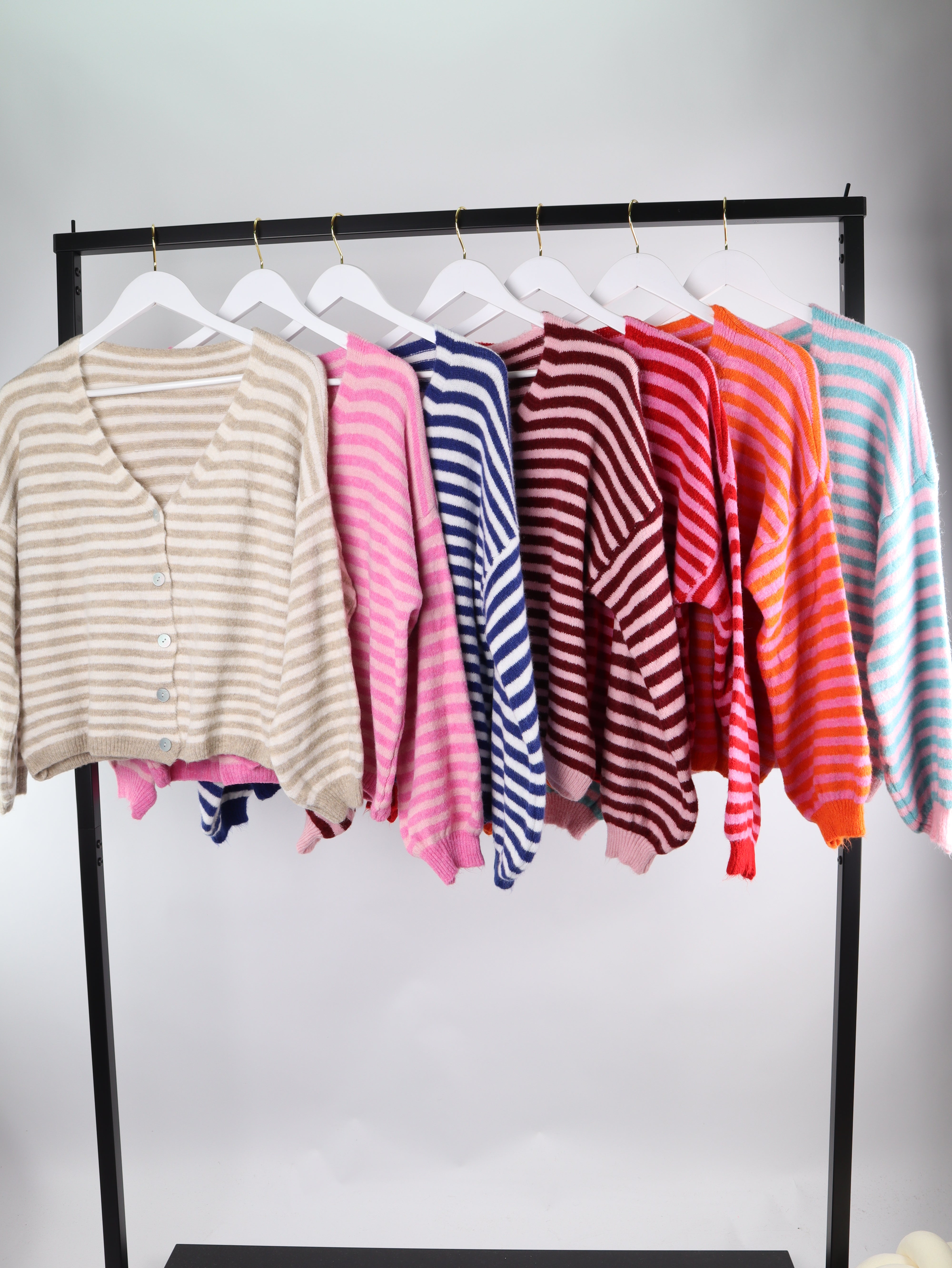 Strickjacke PURE STRIPES