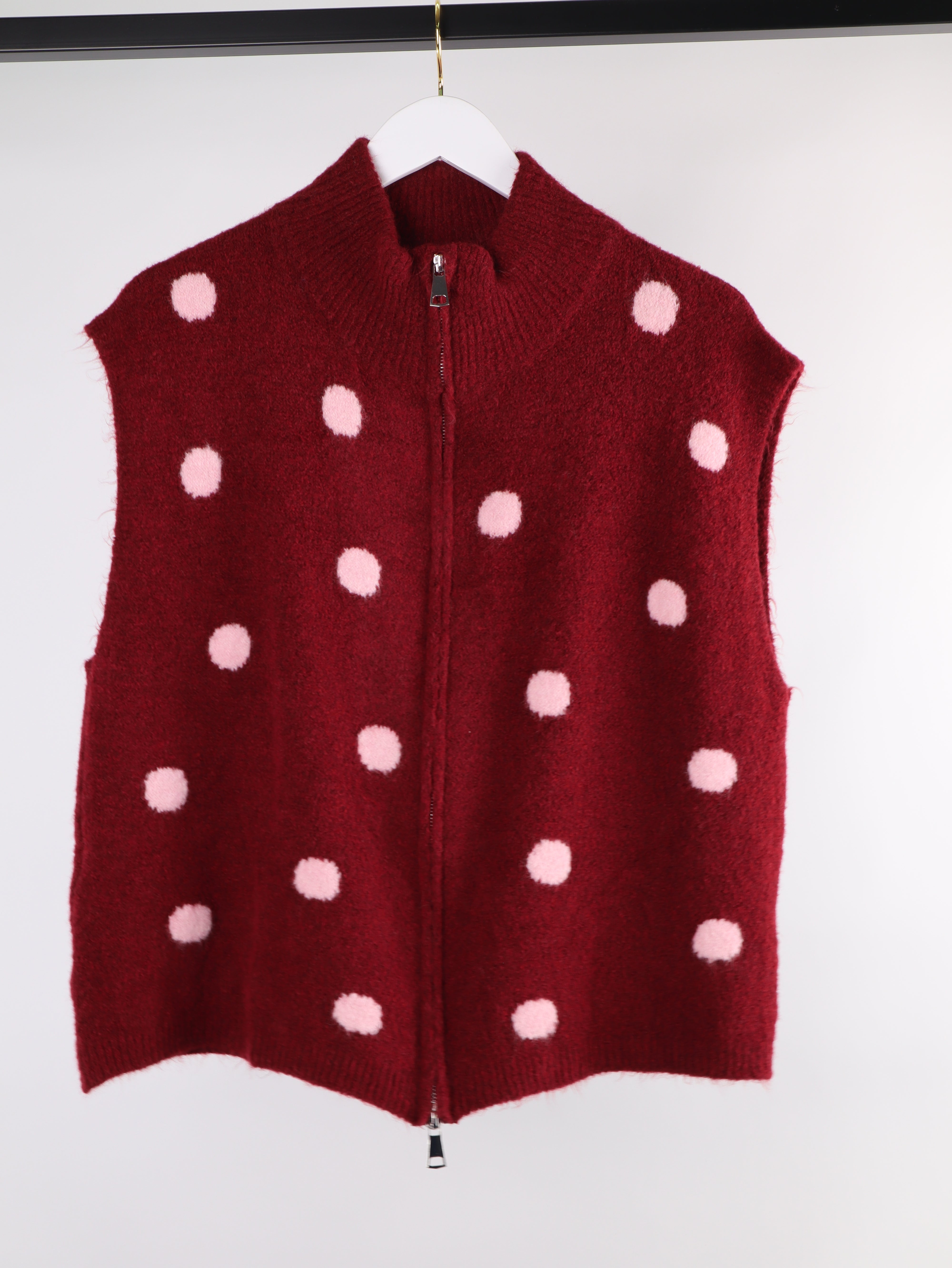 Strickweste POLKA DOT