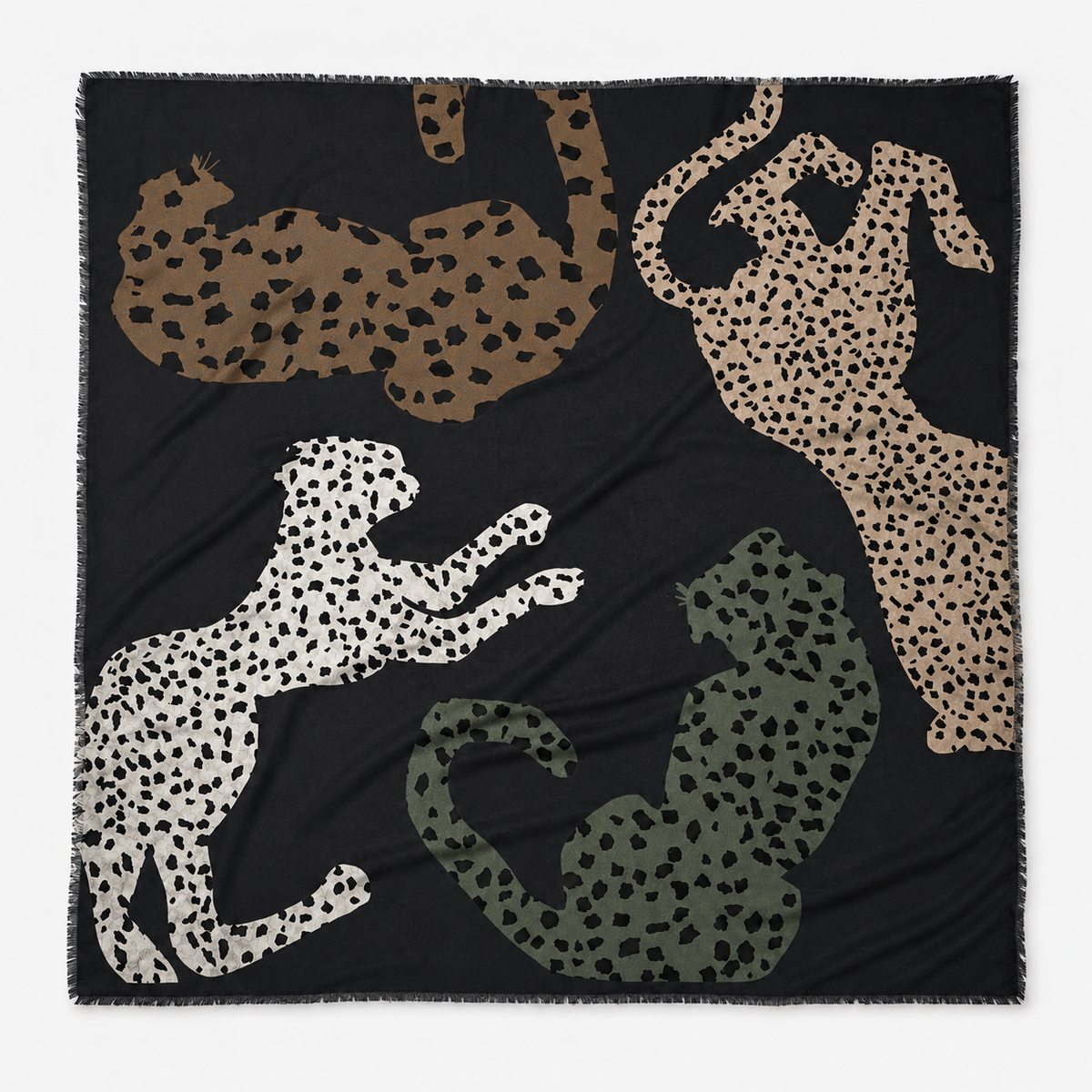 Viereckstuch WILD CATS