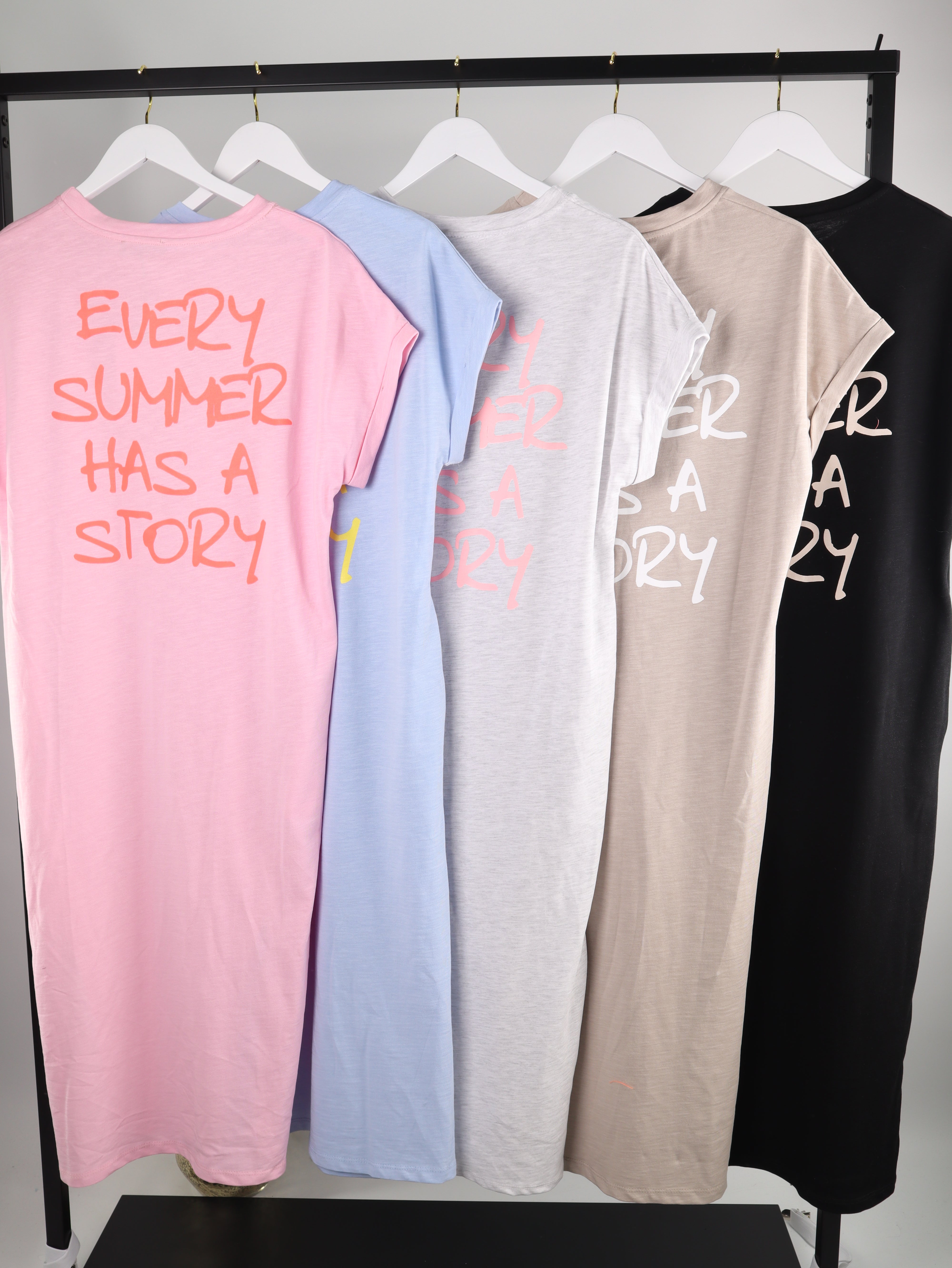 Maxi-T-Shirt Kleid "Summer Story"