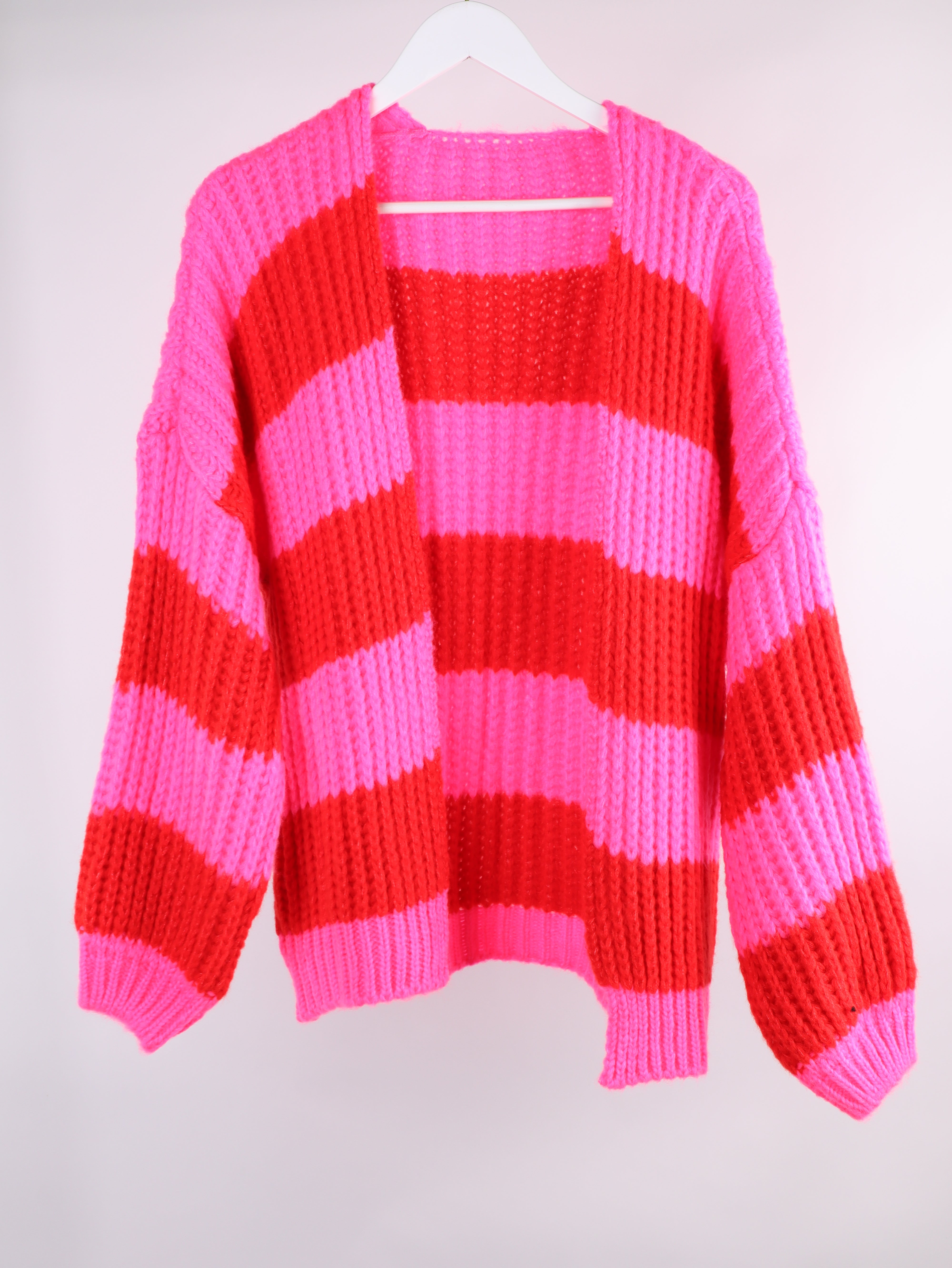 Strickjacke BOLD STRIPES