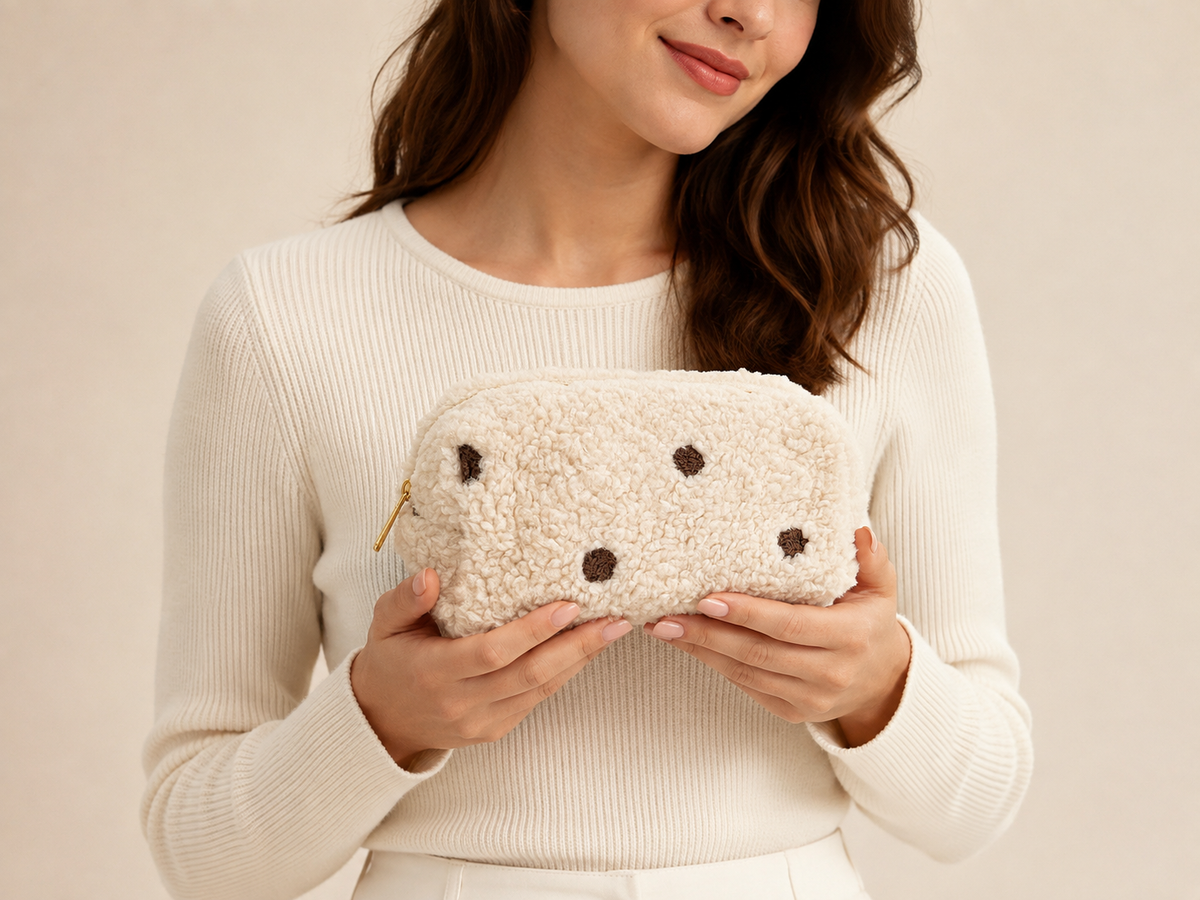 Kosmetiktasche TEDDY DOTS