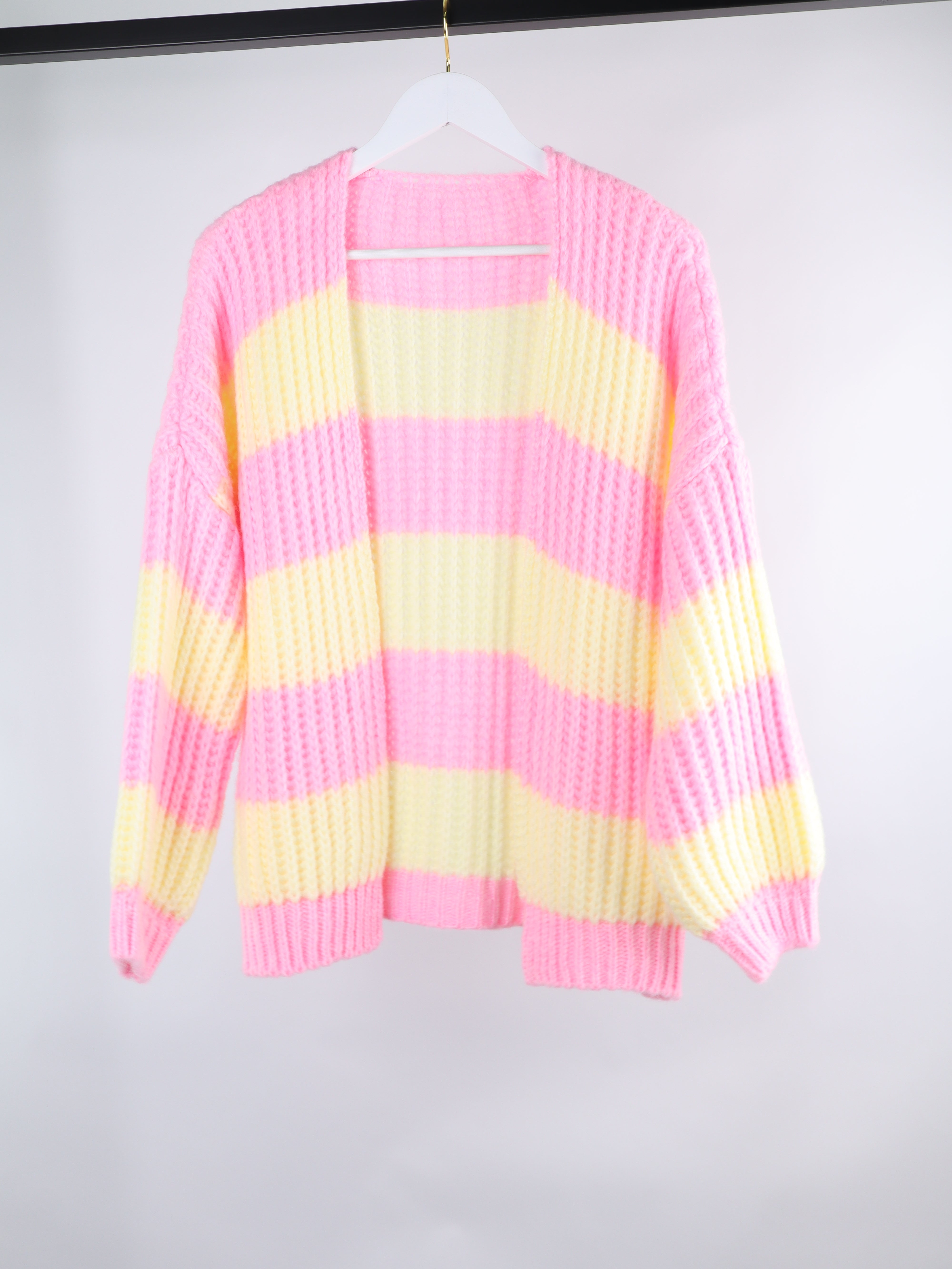 Strickjacke BOLD STRIPES